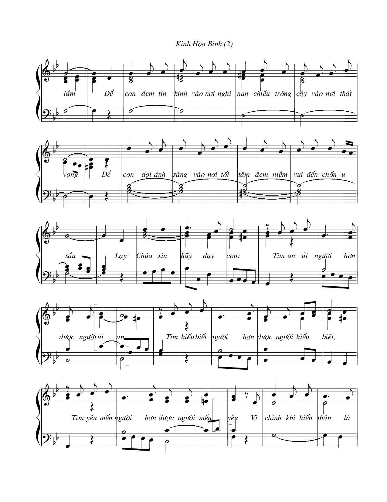 Lạy Chúa từ nhân xin cho con biết mến yêu, Trang 2
