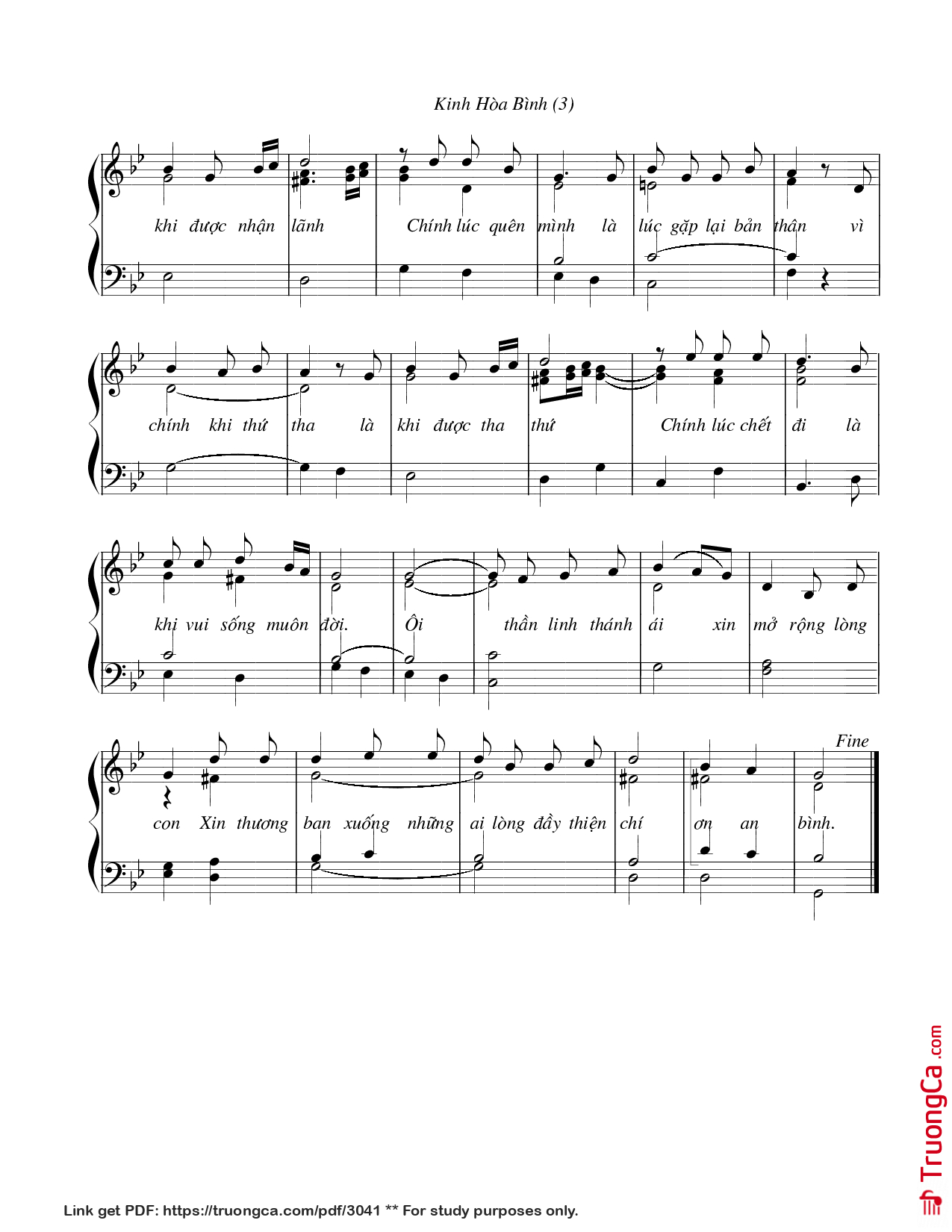 Lạy Chúa từ nhân xin cho con biết mến yêu, Trang 3