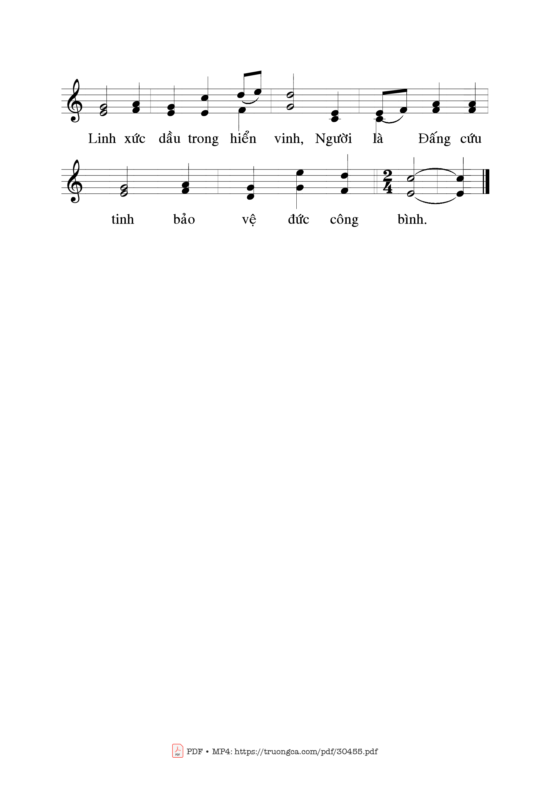 Page 2 of Sheet music PDF Người Đến 1 - Mi Trầm