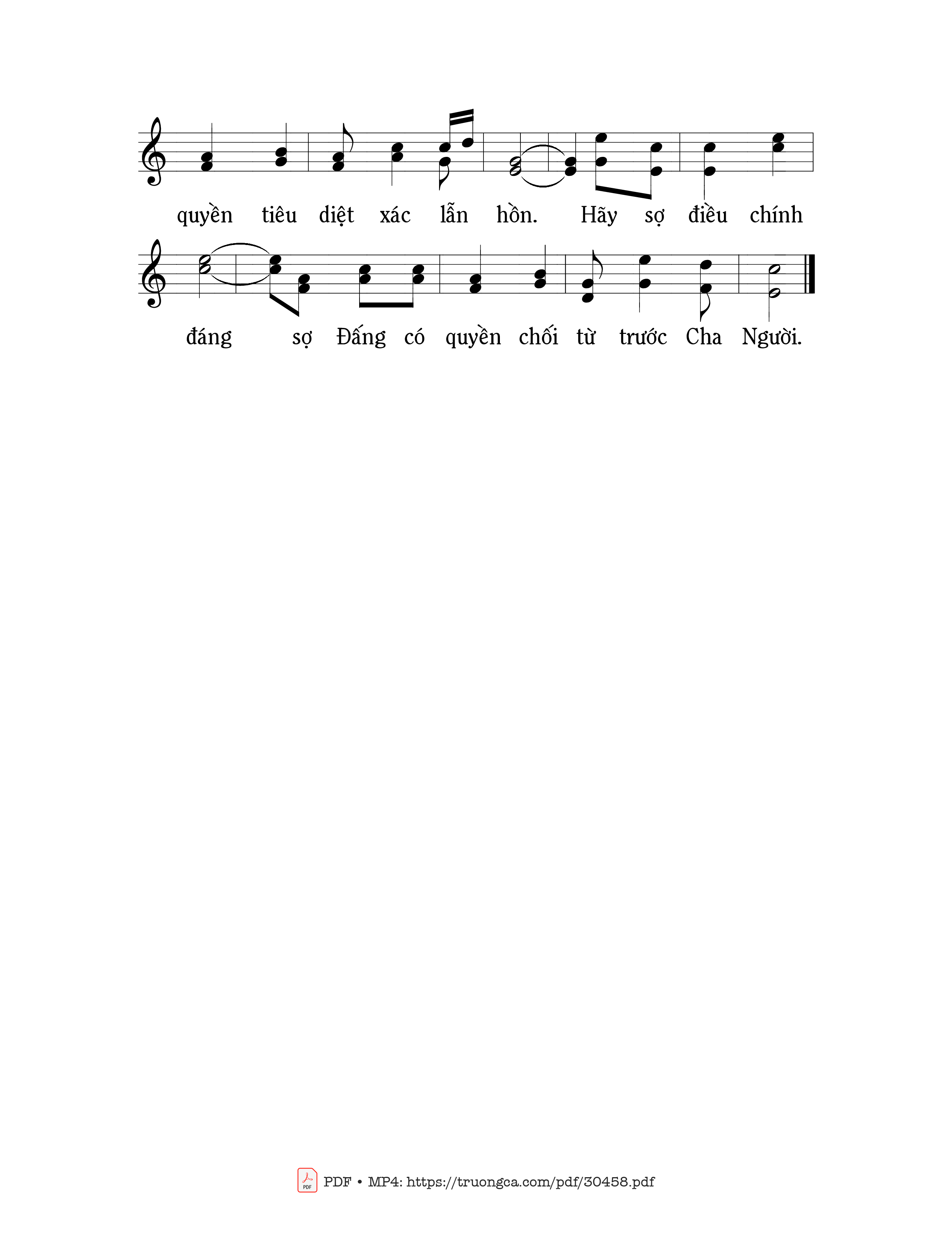 Page 2 of Sheet music PDF Người ở bên tôi - Mi Trầm