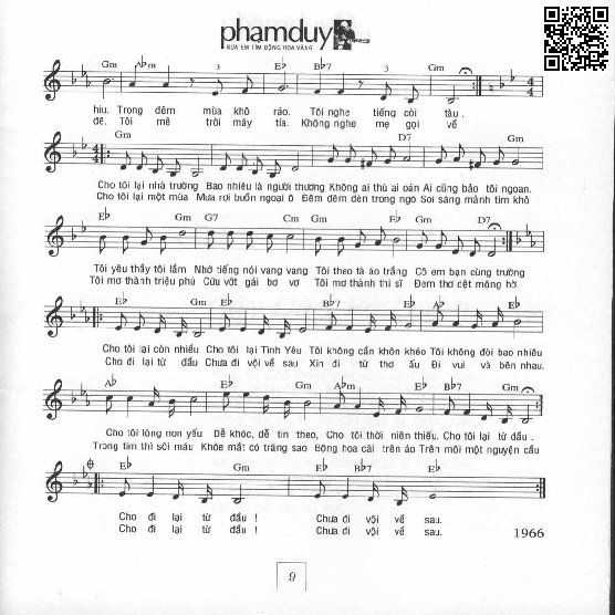 Page 2 of Sheet music PDF Kỷ niệm - Phạm Duy
