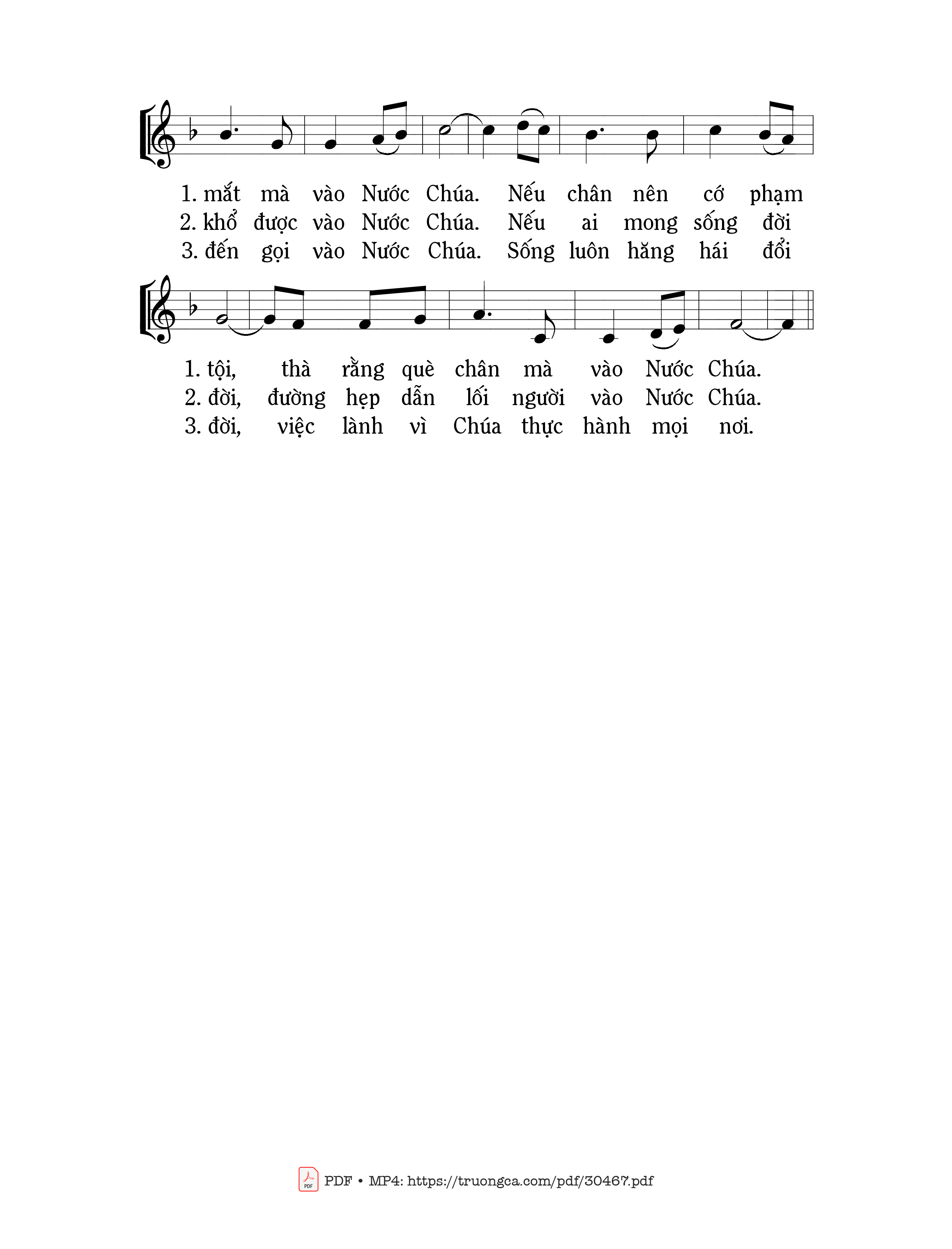 Page 2 of Sheet music PDF Phải hy sinh - Mi Trầm