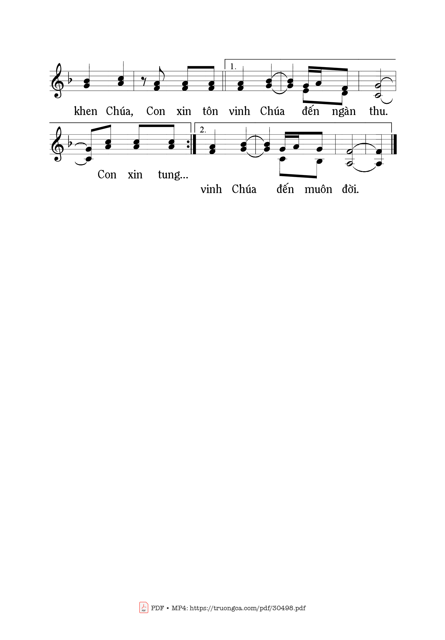 Page 2 of Sheet music PDF Thiên Chúa của con - Mi Trầm