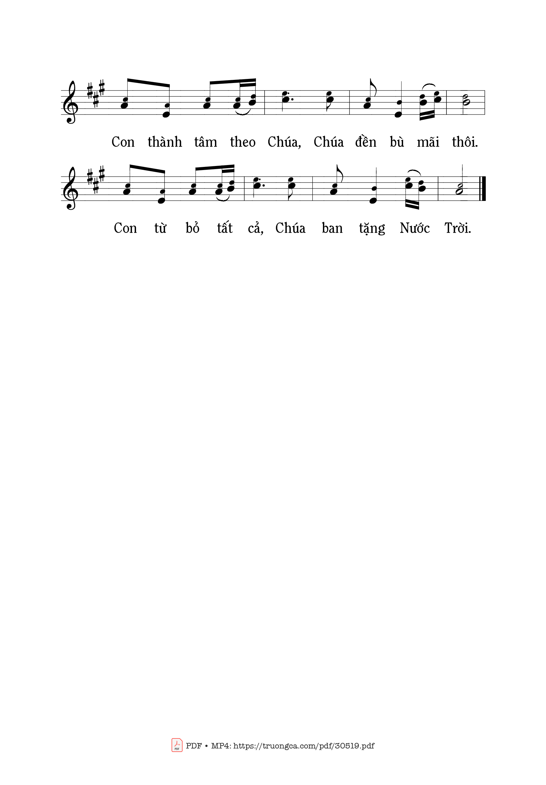 Page 2 of Sheet music PDF Xin giải thoát con - Mi Trầm