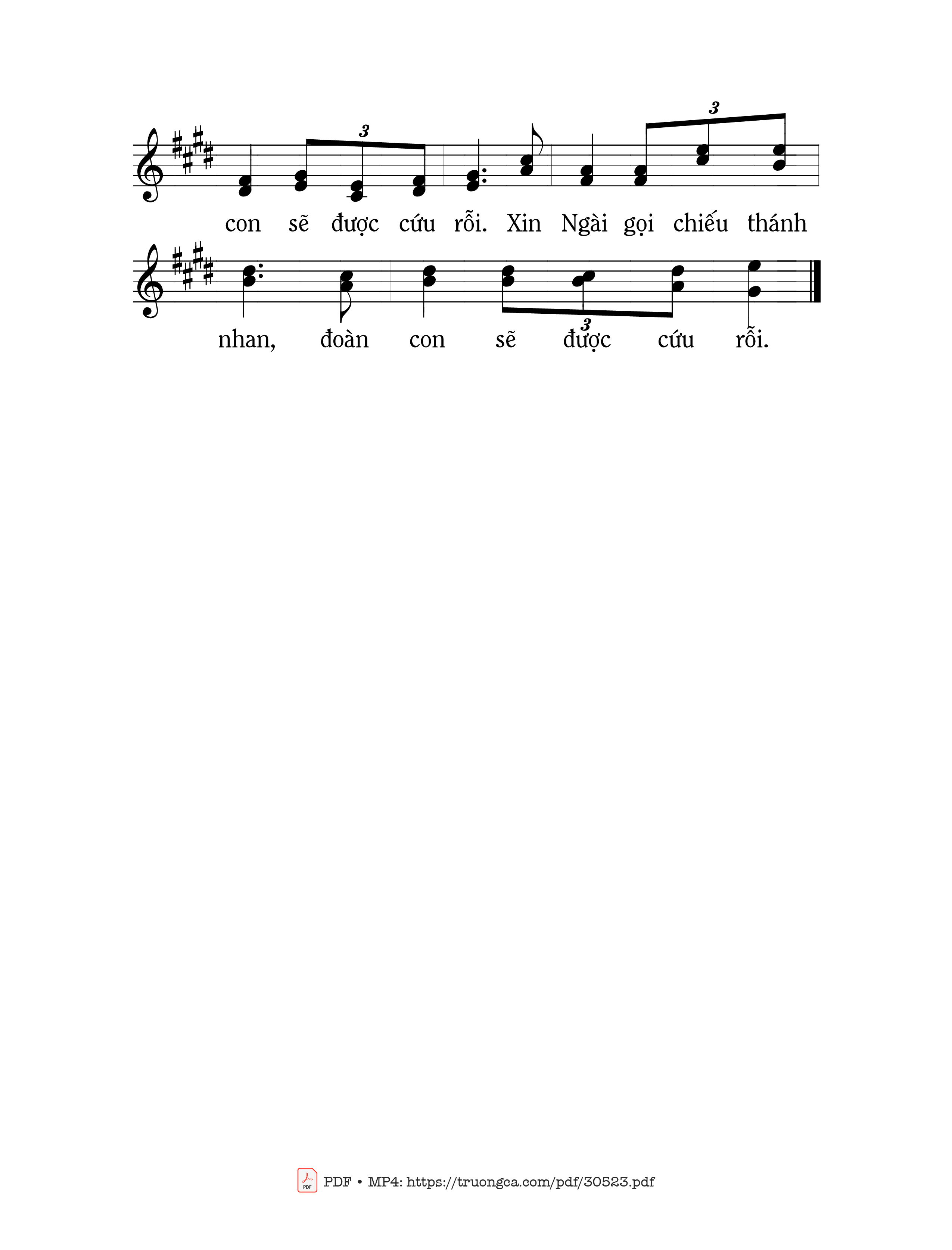 Page 2 of Sheet music PDF Thánh Vịnh 79, Xin Ngài Nhìn Đến - Mi Trầm