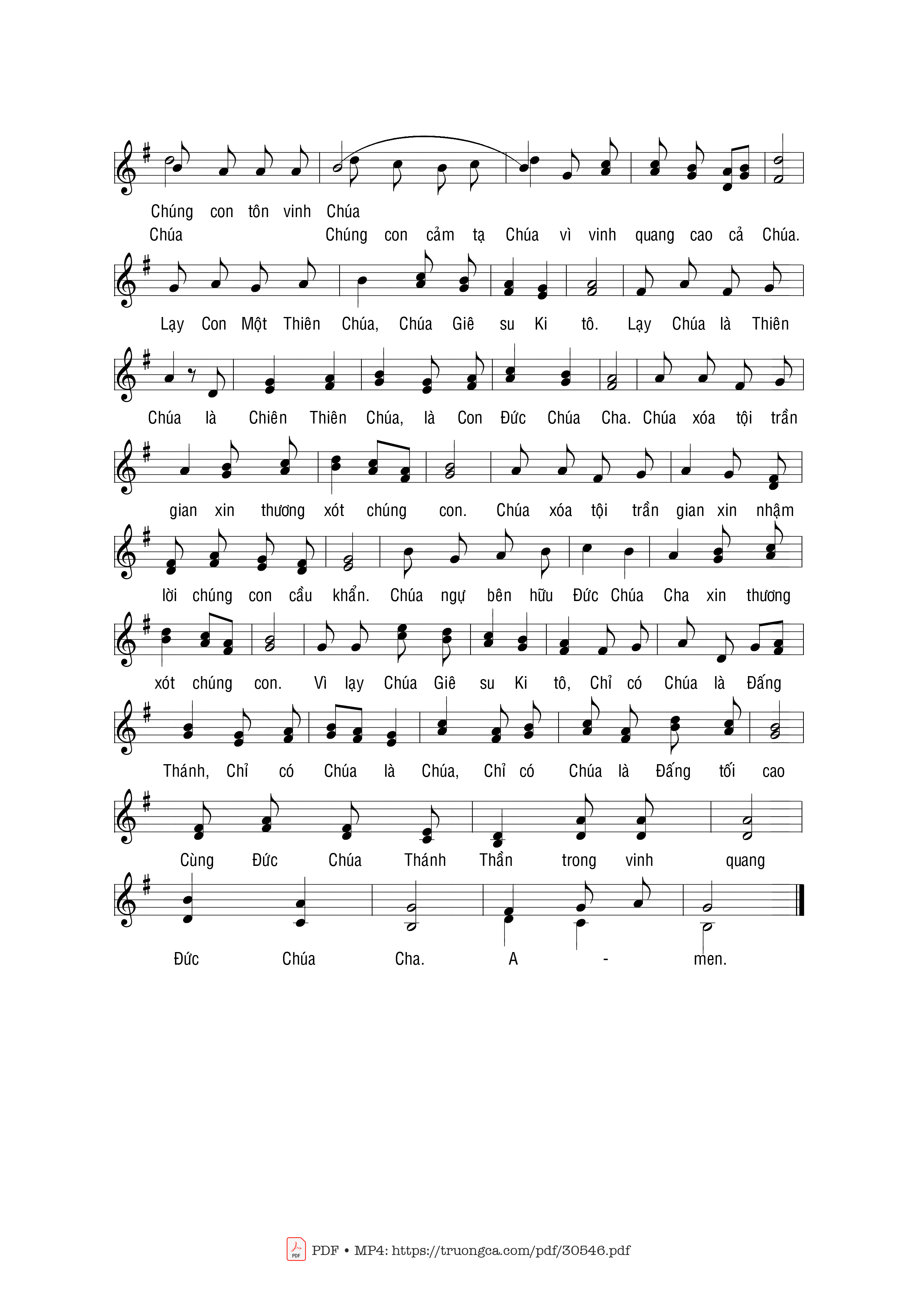 Page 2 of Sheet music PDF Misa Vi - Phạm Liên Hùng
