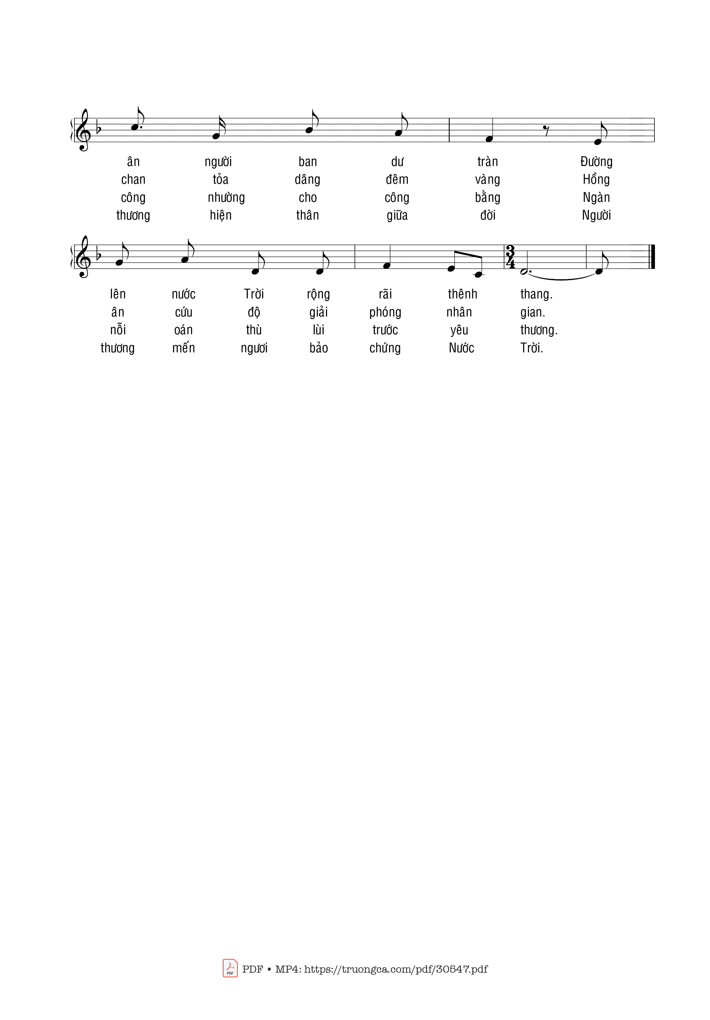 Page 2 of Sheet music PDF Alleluia Chúa Chiến Thắng - Phạm Liên Hùng