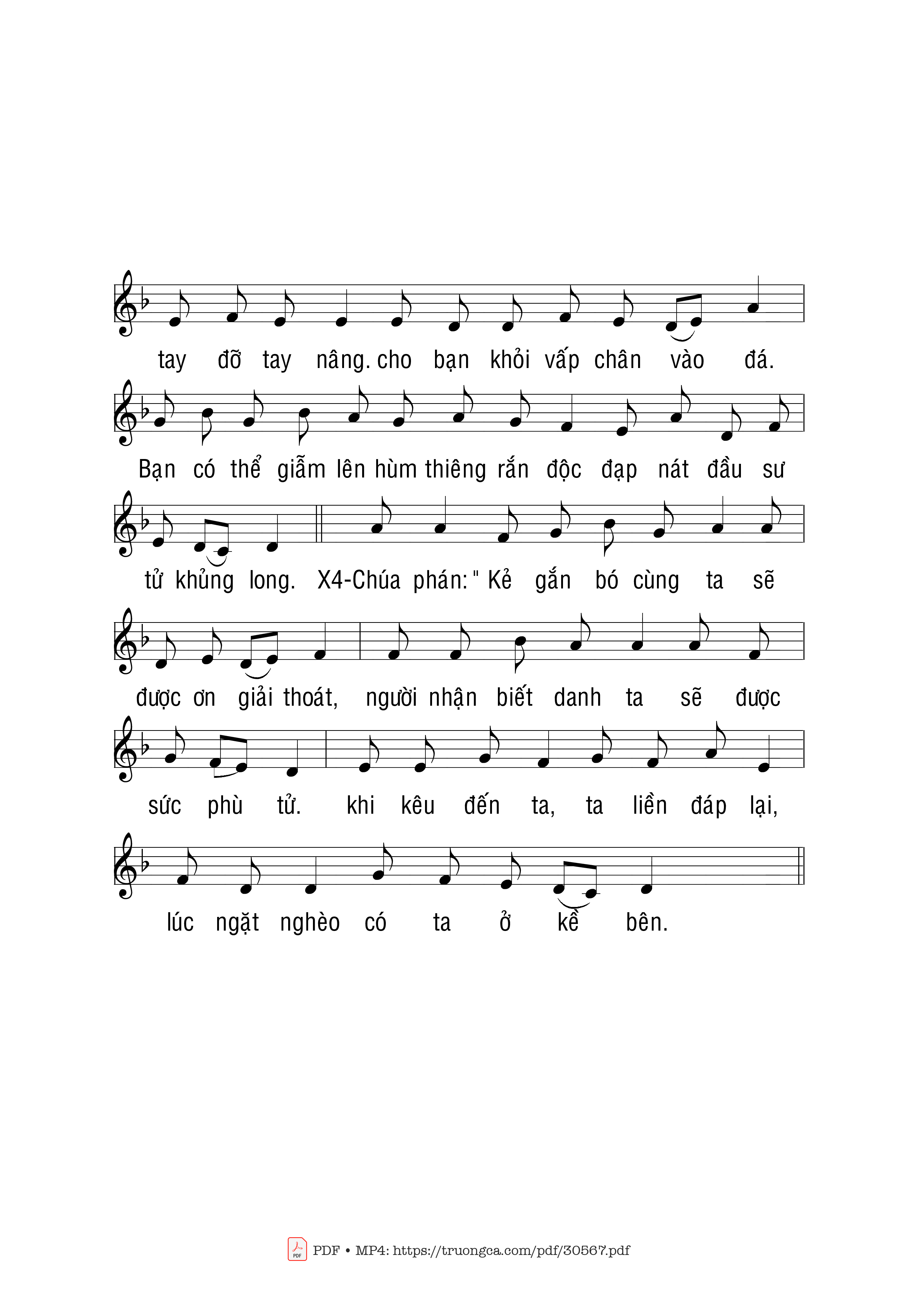Page 2 of Sheet music PDF Thánh Vịnh , Mùa Chay/2.Tv 90 - Phạm Liên Hùng