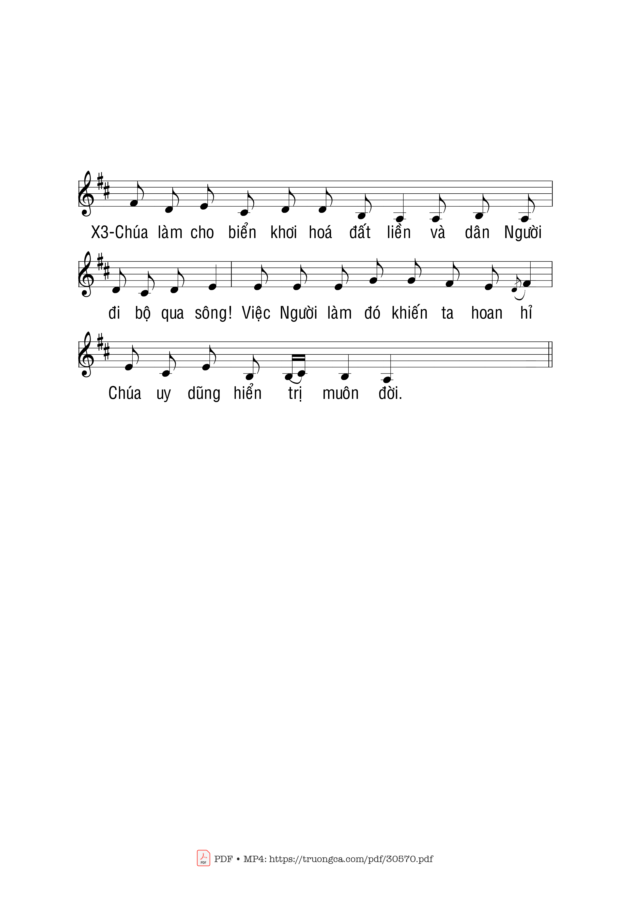 Page 2 of Sheet music PDF Mùa Phục Sinh (2) - Phạm Liên Hùng