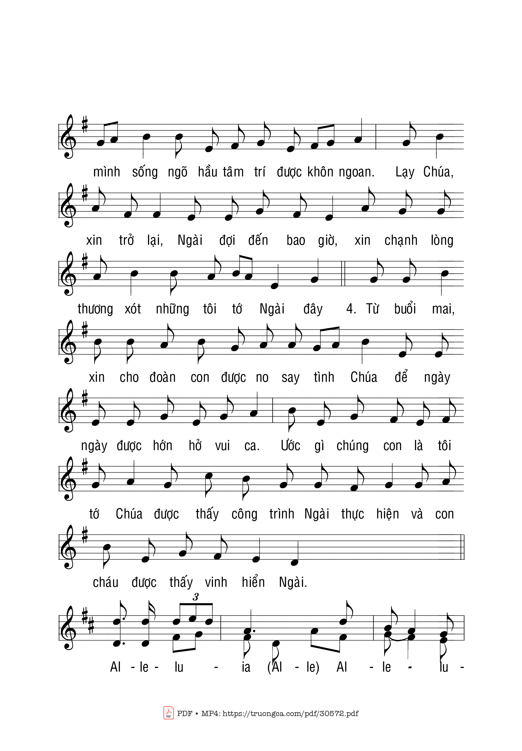 Page 2 of Sheet music PDF Thánh Giuse Thợ - Phạm Liên Hùng
