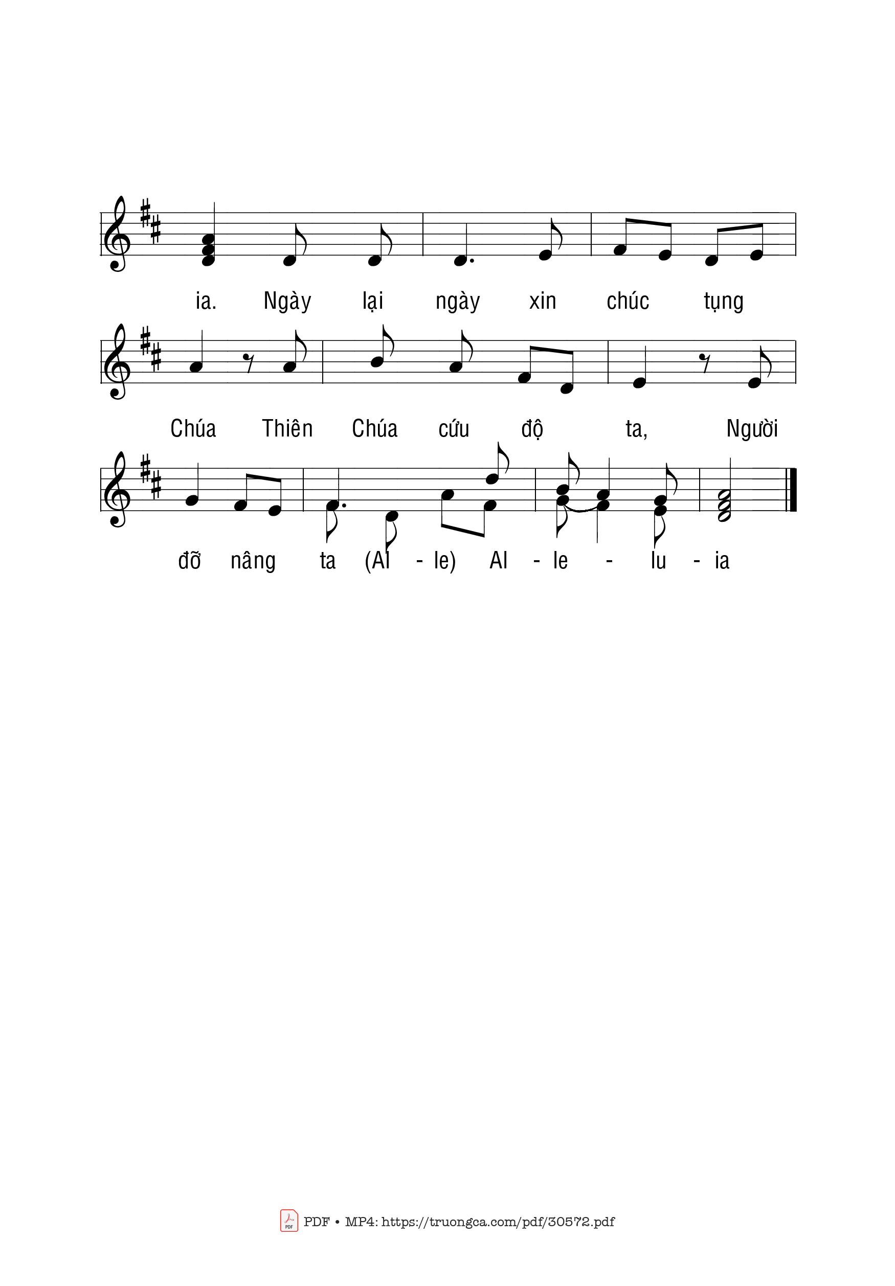 Page 3 of Sheet music PDF Thánh Giuse Thợ - Phạm Liên Hùng