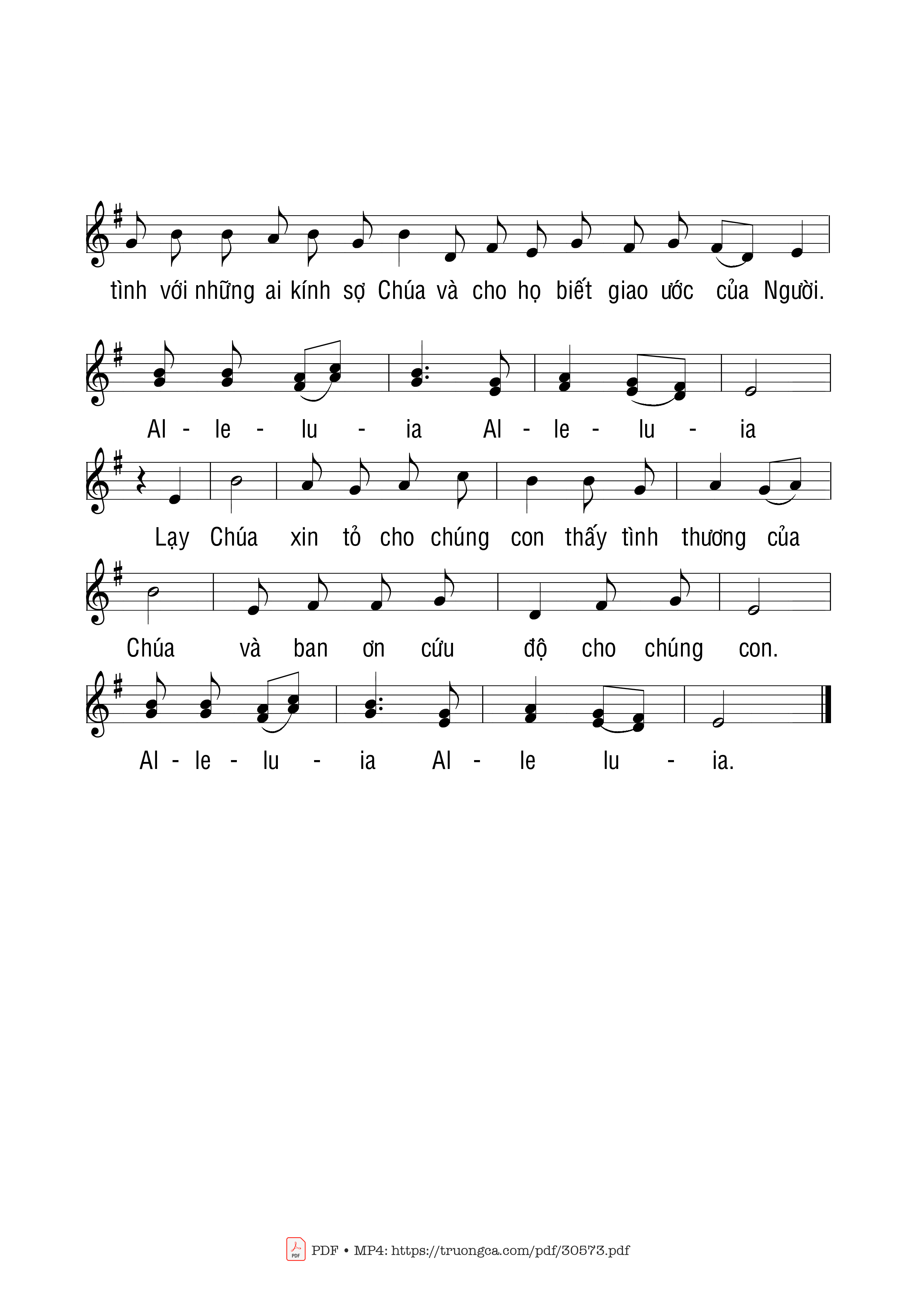 Page 2 of Sheet music PDF Thánh vịnh 24/Mùa Vọng - Phạm Liên Hùng