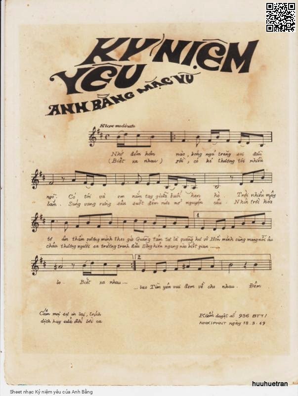 Page 2 of Sheet music PDF Kỷ niệm yêu - Anh Bằng