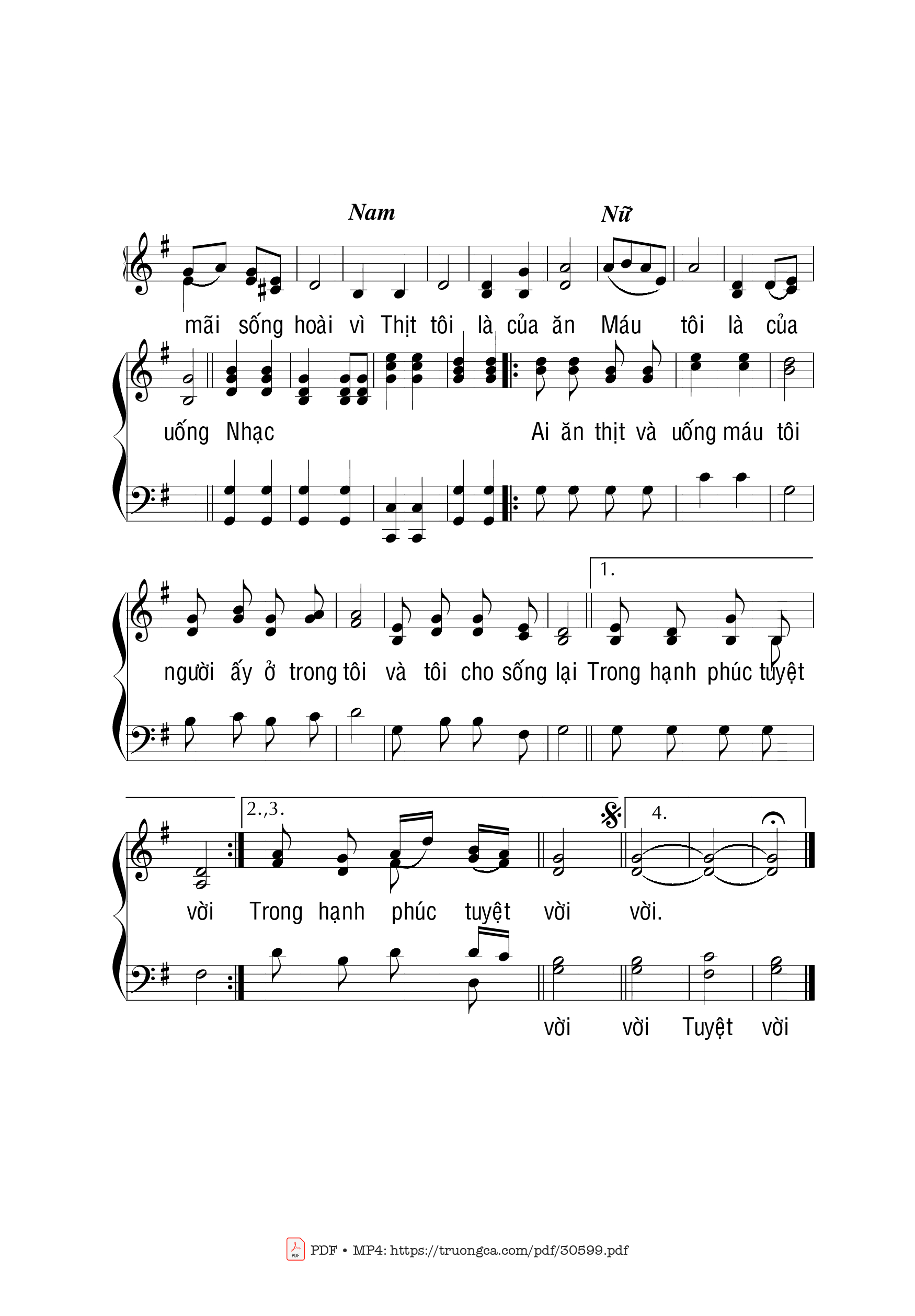 Page 3 of Sheet music PDF Bánh trường sinh - Phạm Liên Hùng