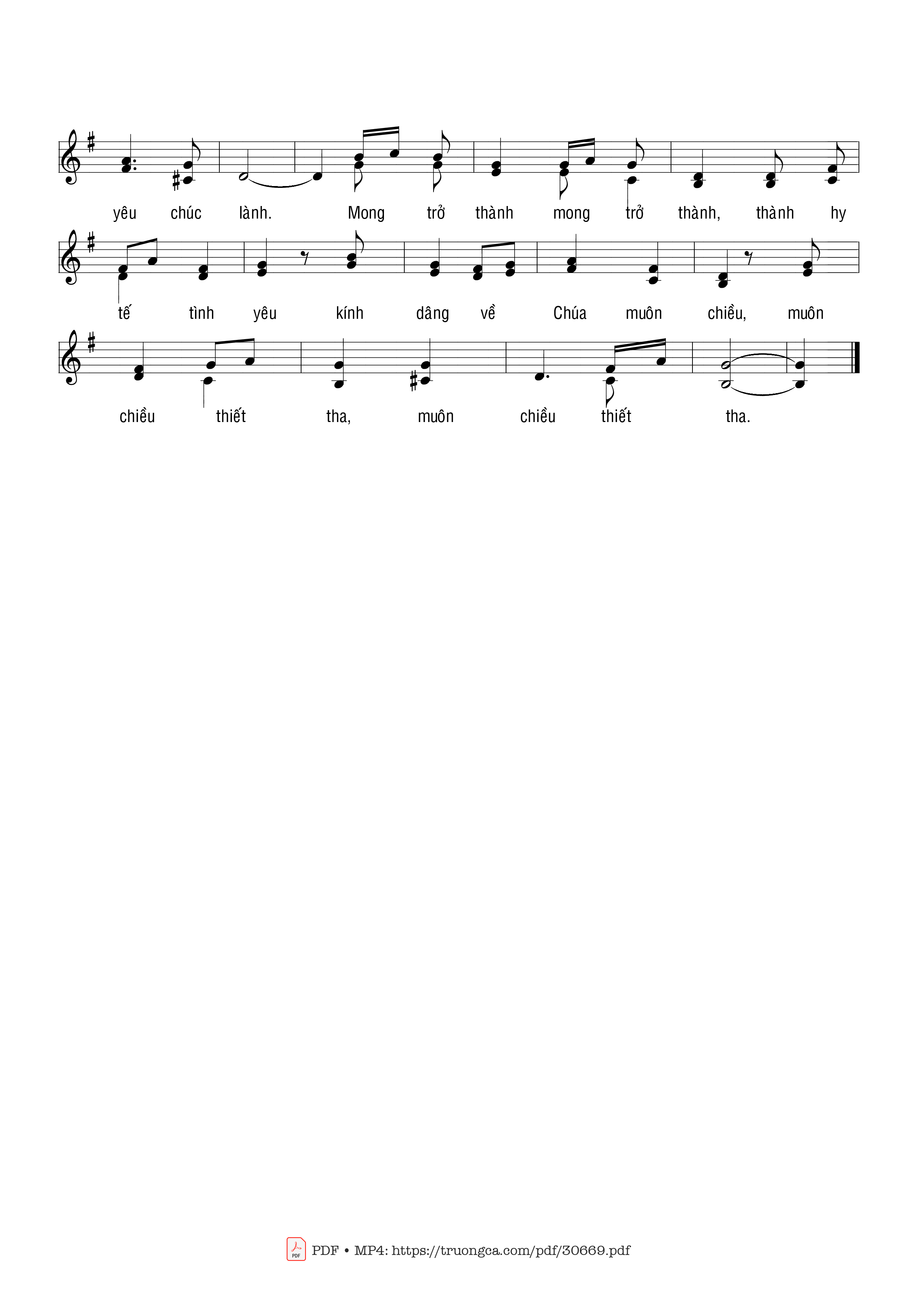 Page 2 of Sheet music PDF Trọn thuộc về Ngài - Phạm Liên Hùng