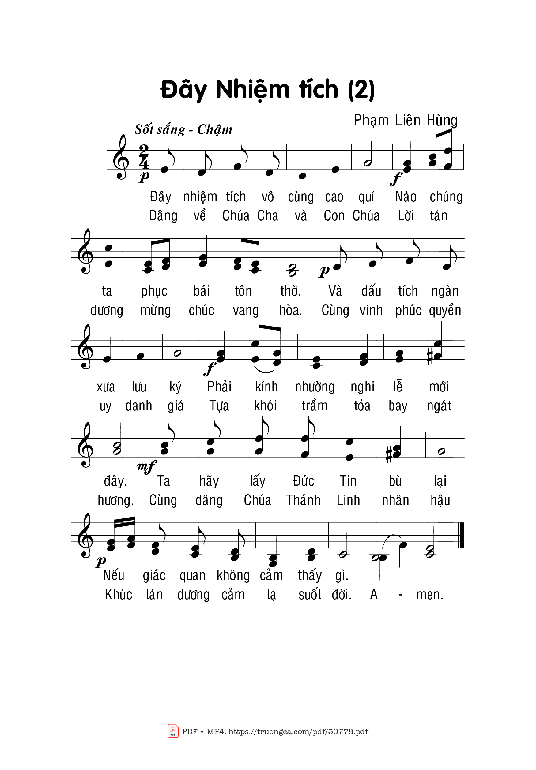 Sheet PDF of Đây nhiệm tích (2)