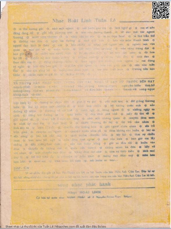 Page 4 of Sheet music PDF Lá thư đô thị - Tuấn Lê