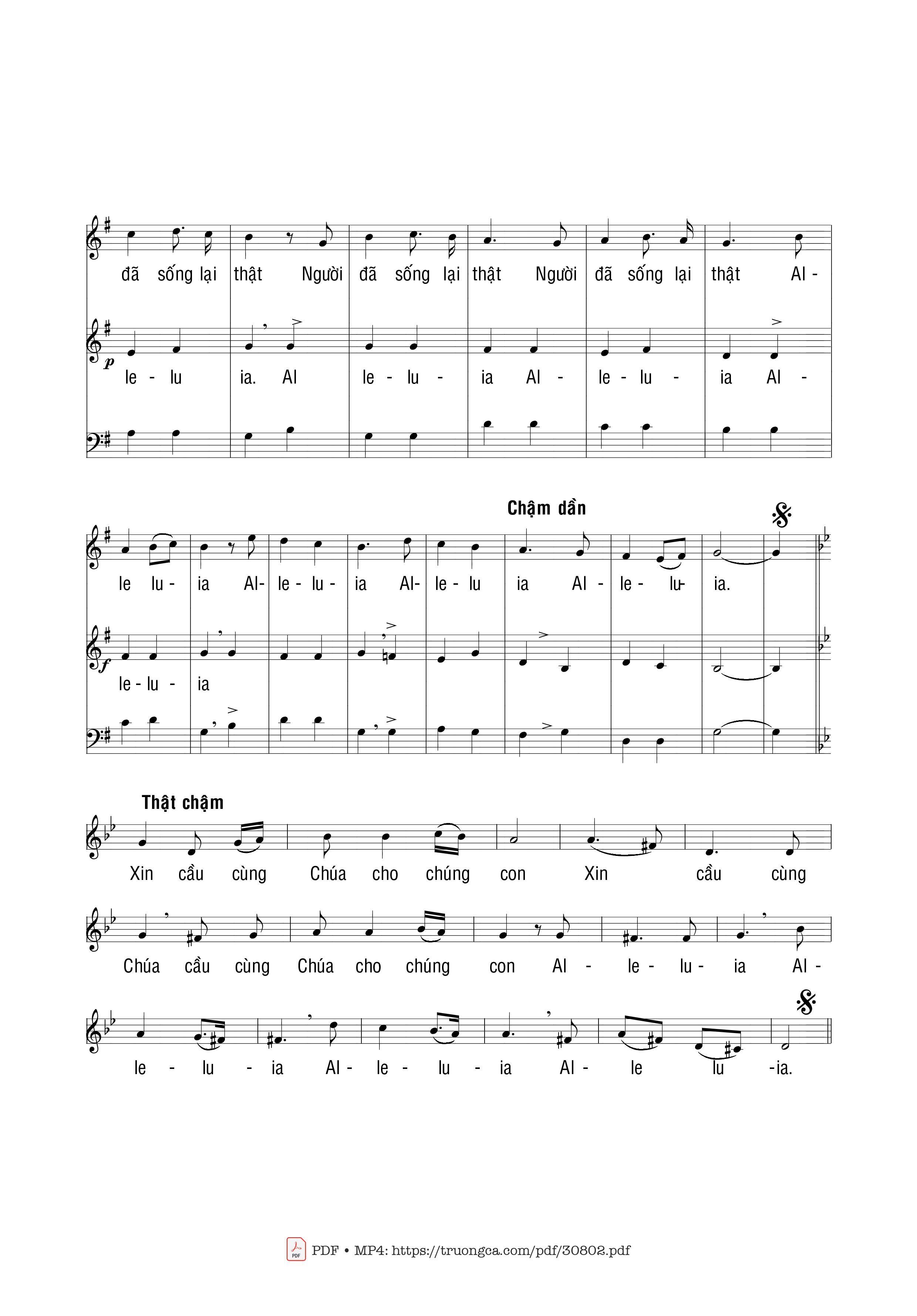 Page 2 of Sheet music PDF Lạy Nữ Vương Thiên Đàng - Phạm Liên Hùng
