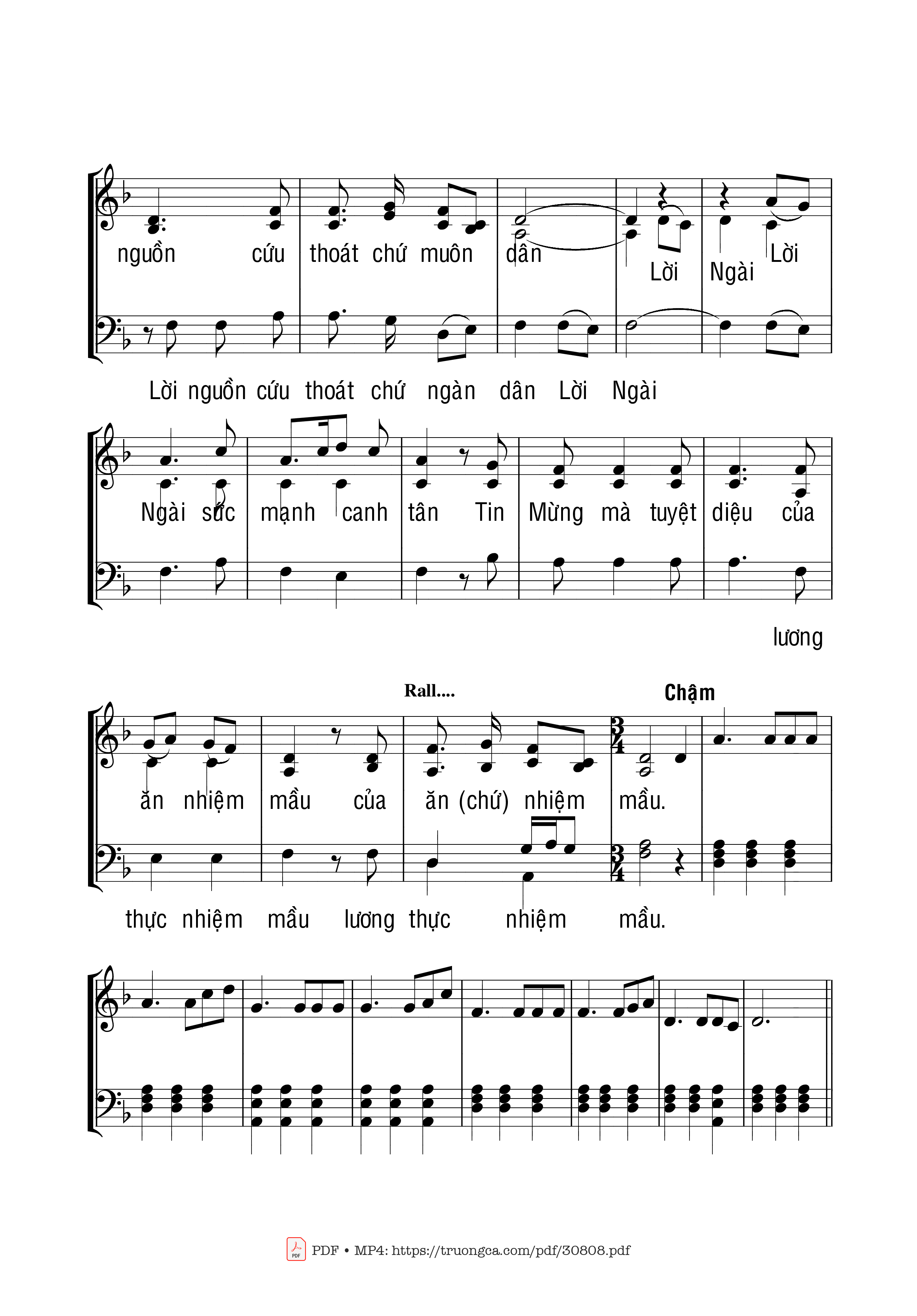 Page 3 of Sheet music PDF Lời cầu cho Giáo lý viên - Phạm Liên Hùng