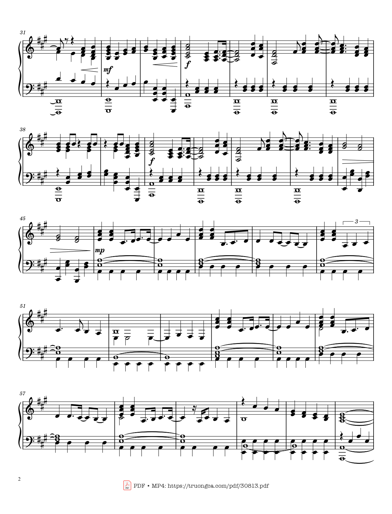 Page 2 of Sheet music PDF Piano Sweet Caroline Piano - Neil Diamond
