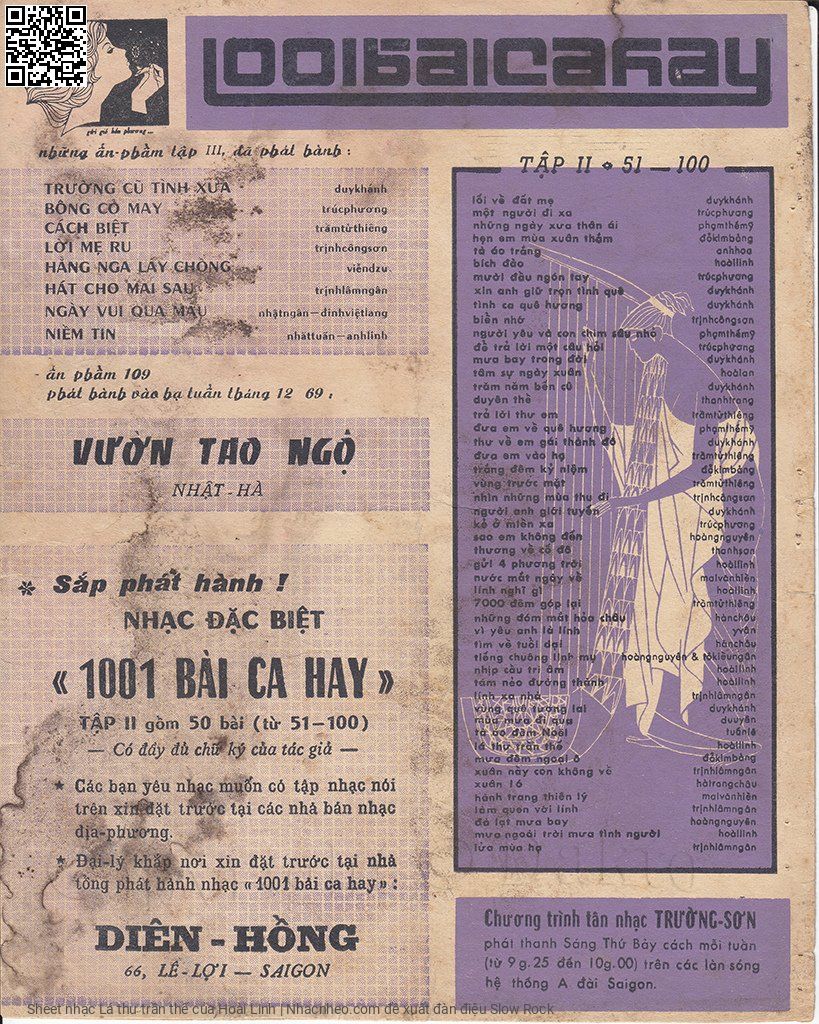 Page 4 of Sheet music PDF Lá thư trần thế - Hoài Linh