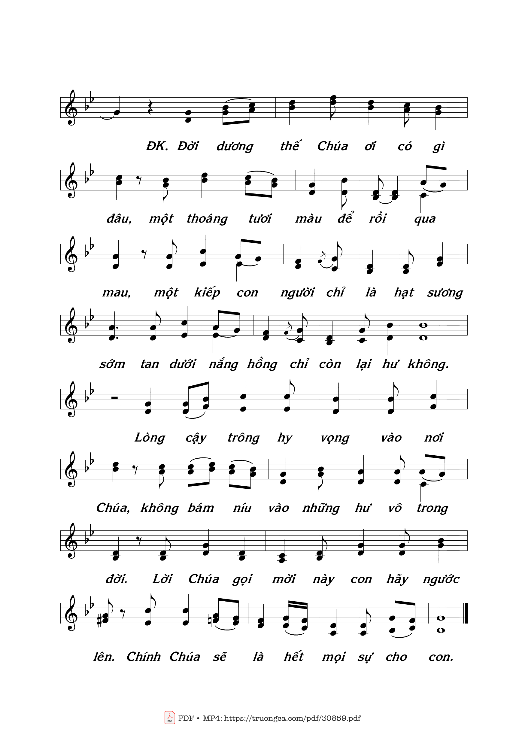 Page 2 of Sheet music PDF Có Cũng Như Không - Thái Nguyên