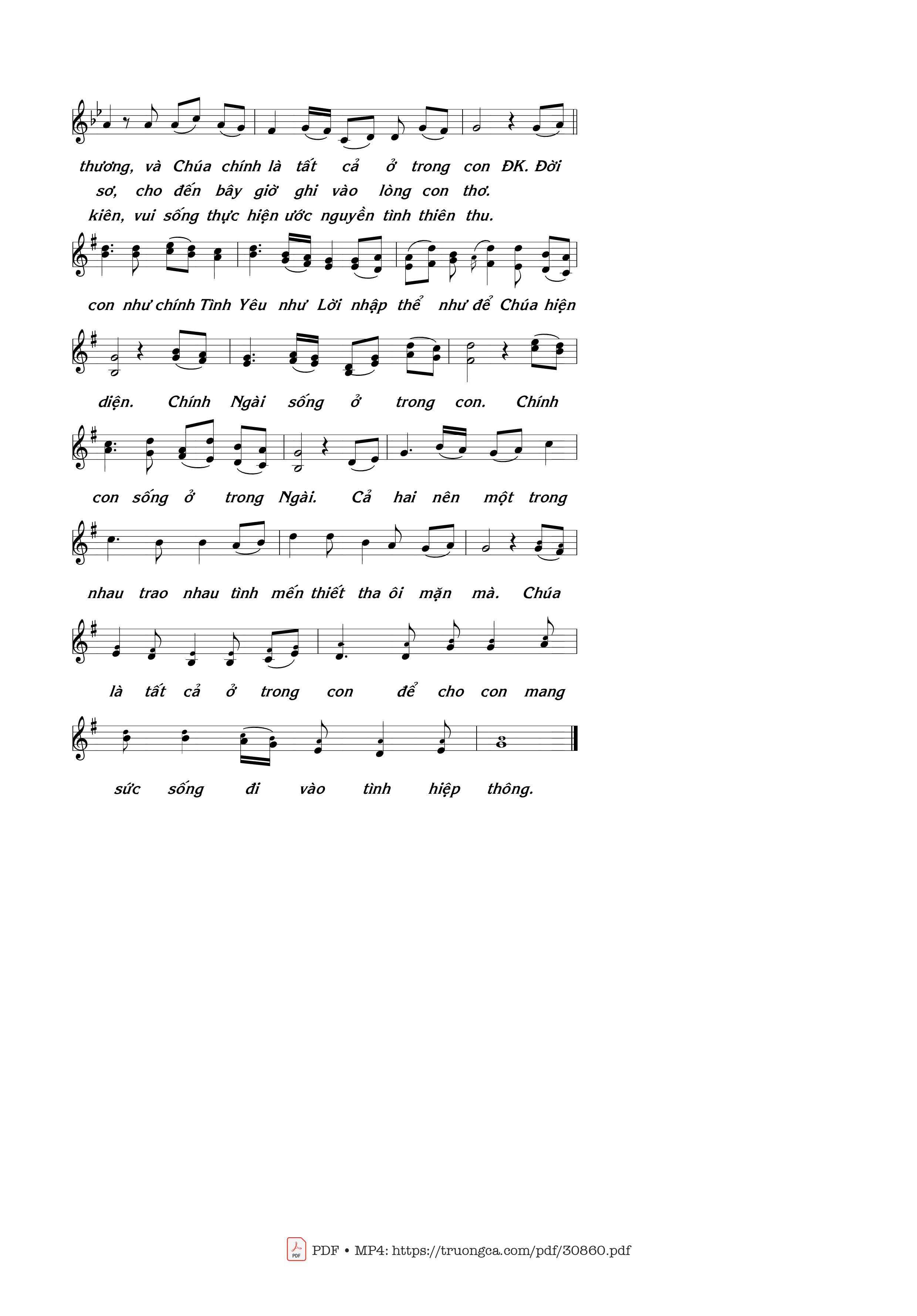 Page 2 of Sheet music PDF Con Chỉ Là Con - Thái Nguyên