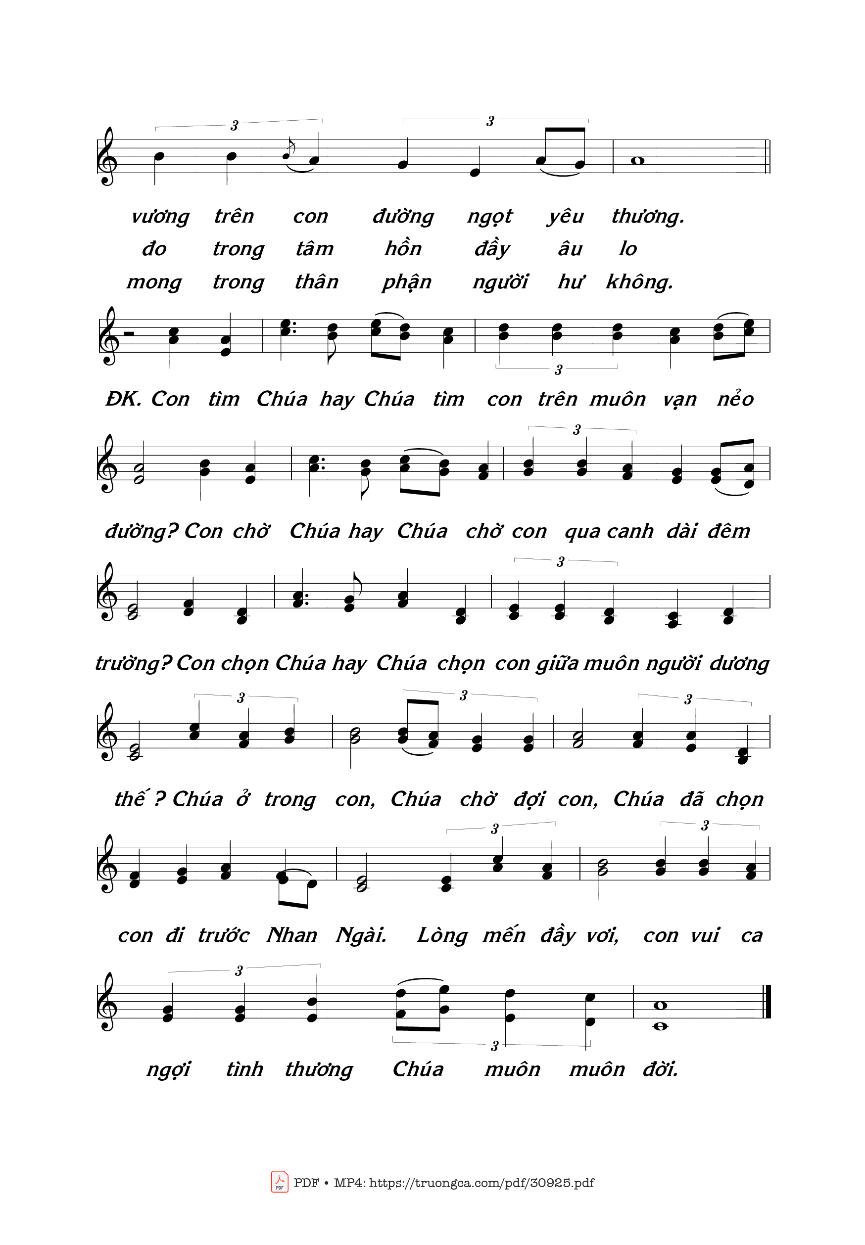 Page 2 of Sheet music PDF Thao thức một đời - Thái Nguyên
