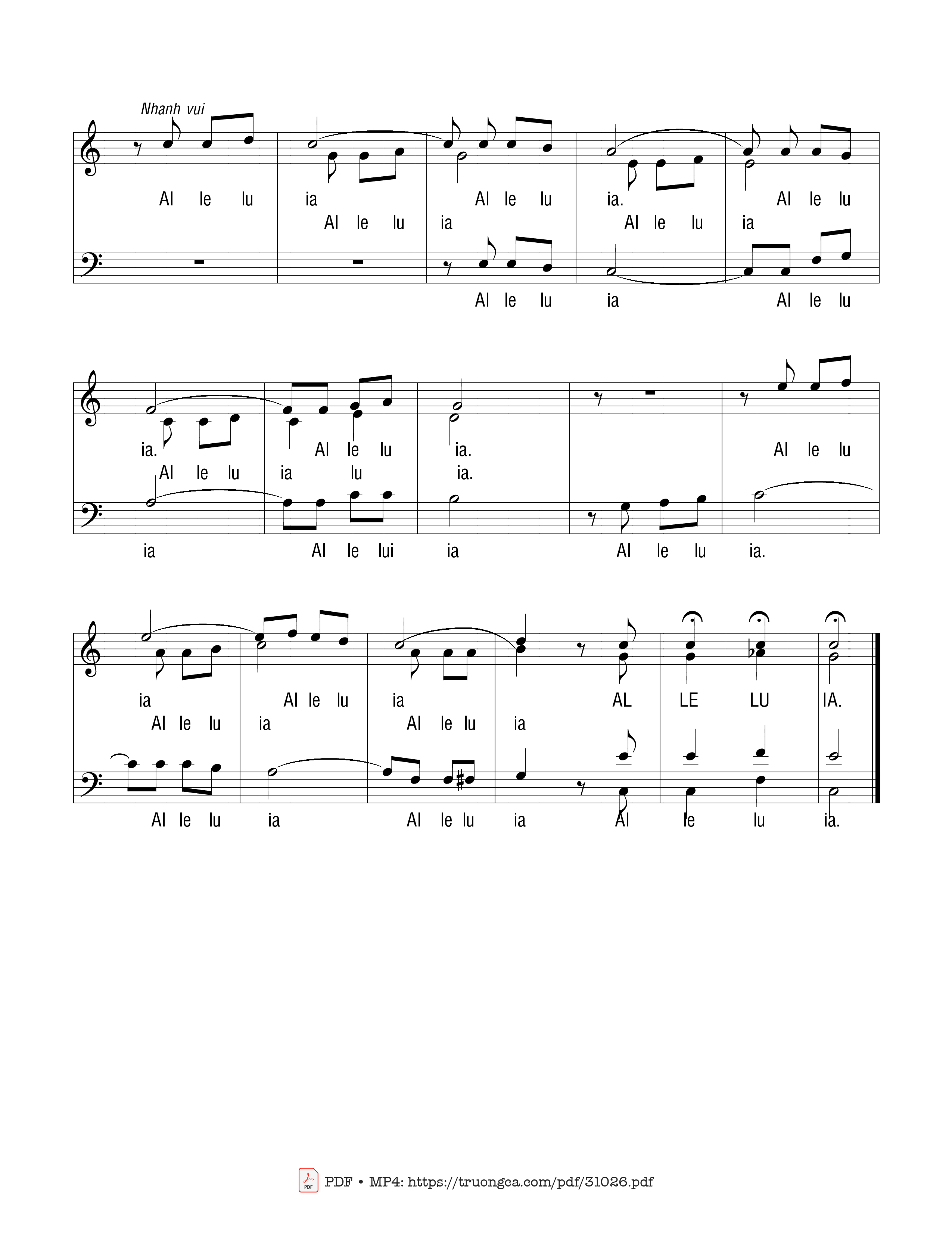 Page 3 of Sheet music PDF Ngày Đức Kitô - Thái Nguyên