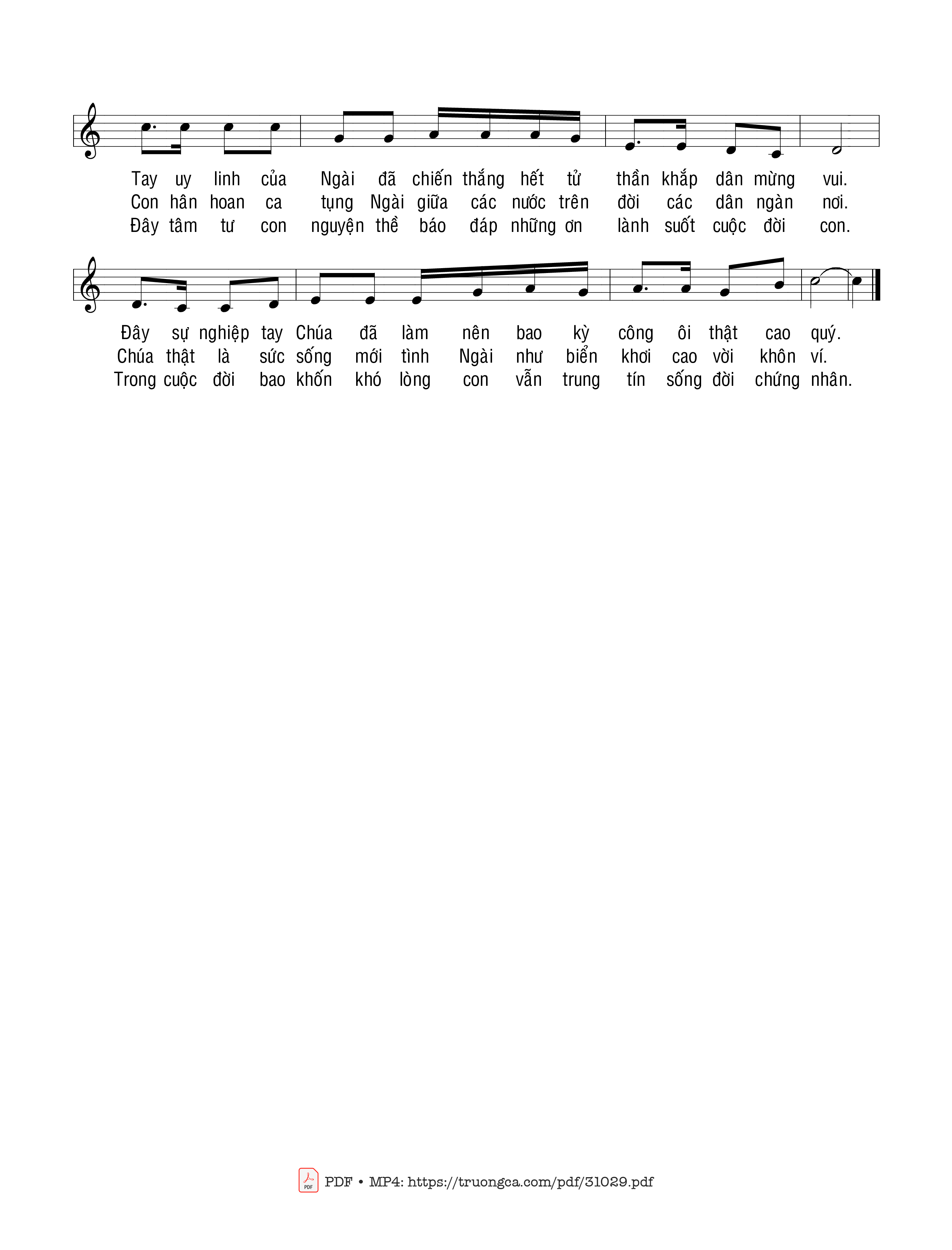 Page 2 of Sheet music PDF Reo Mừng Lên - Thái Nguyên