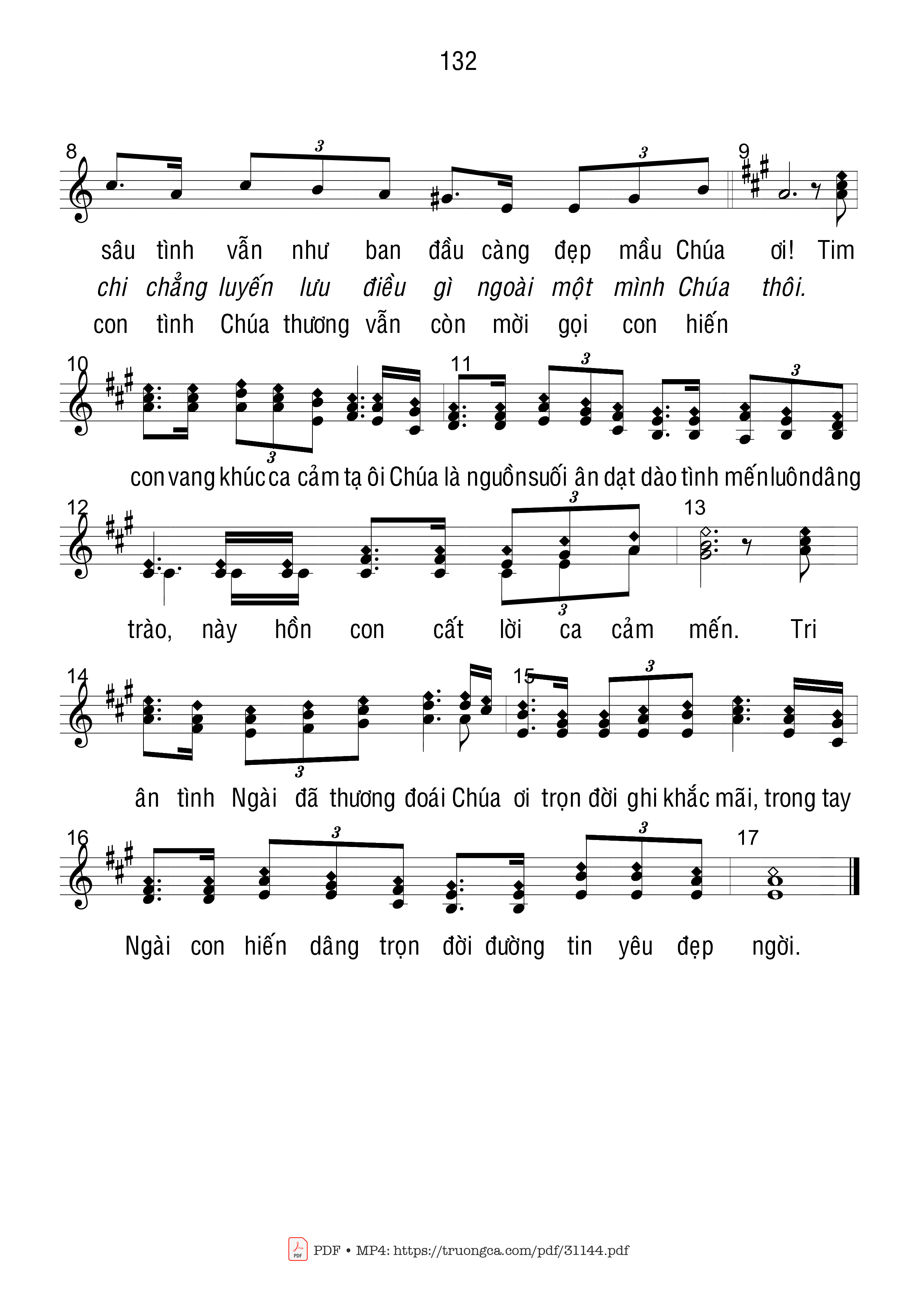 Page 2 of Sheet music PDF Vẫn là - Thái Nguyên