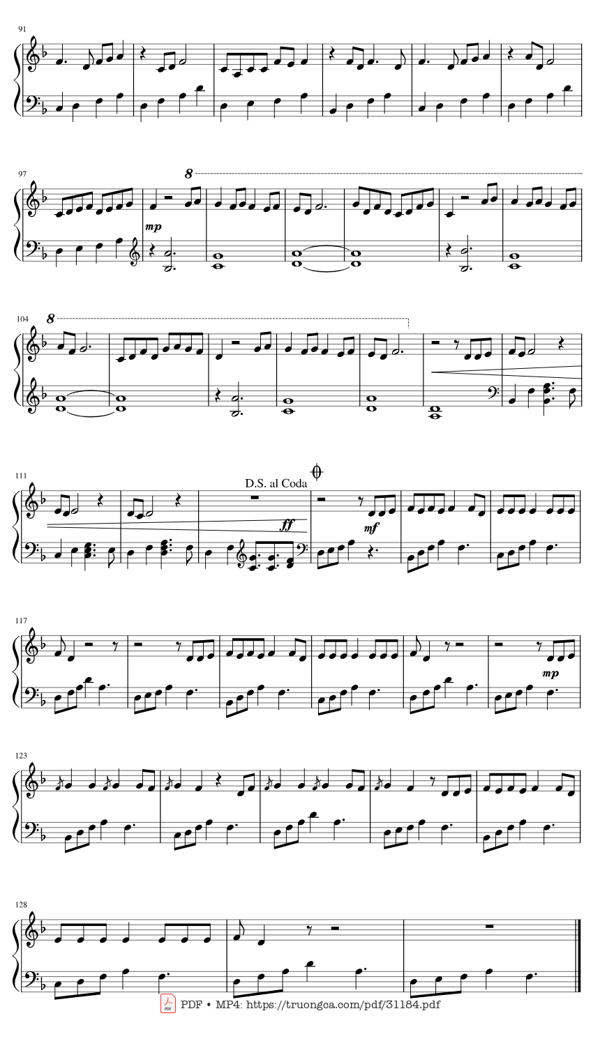 Page 4 of Sheet music PDF Fake Love - Bts