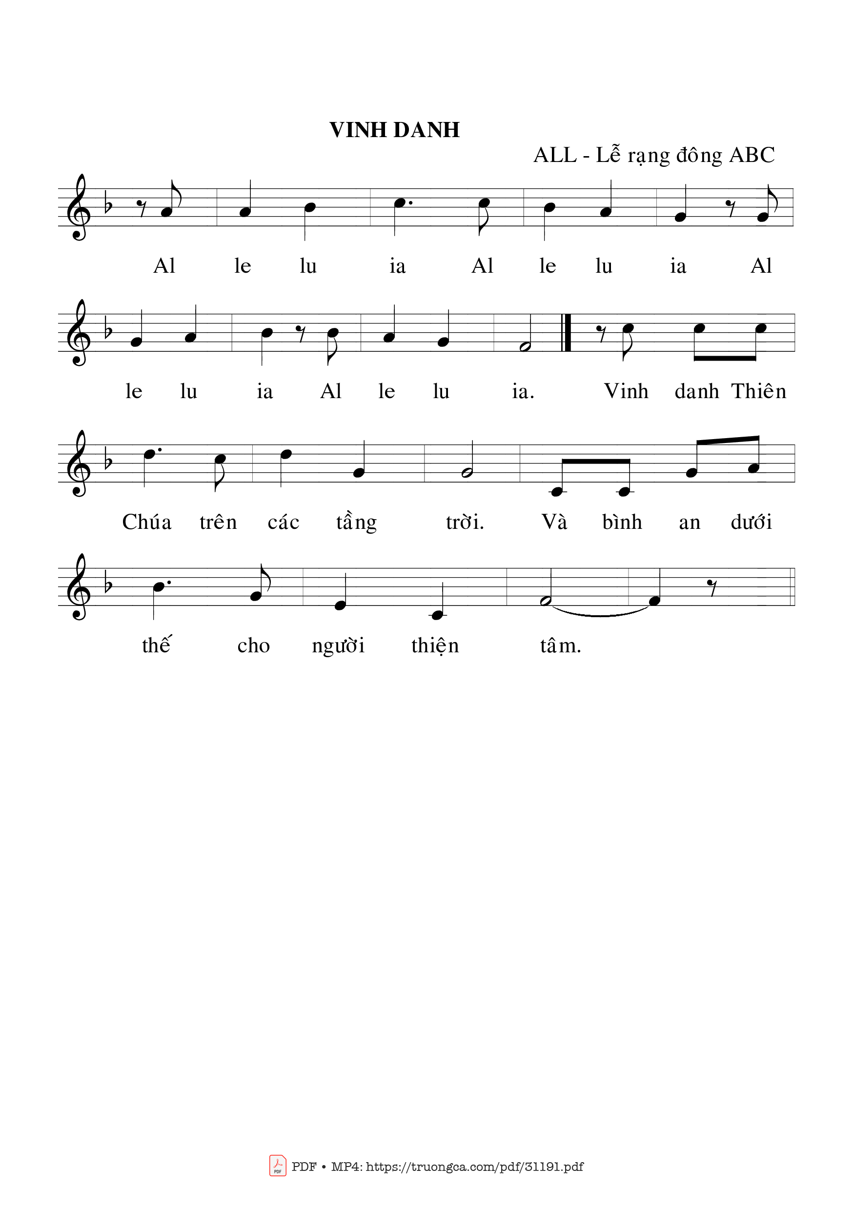 Page 2 of Sheet music PDF Thánh Vịnh 96, Lễ Rạng Đông Giáng Sinh - Bạch Vân