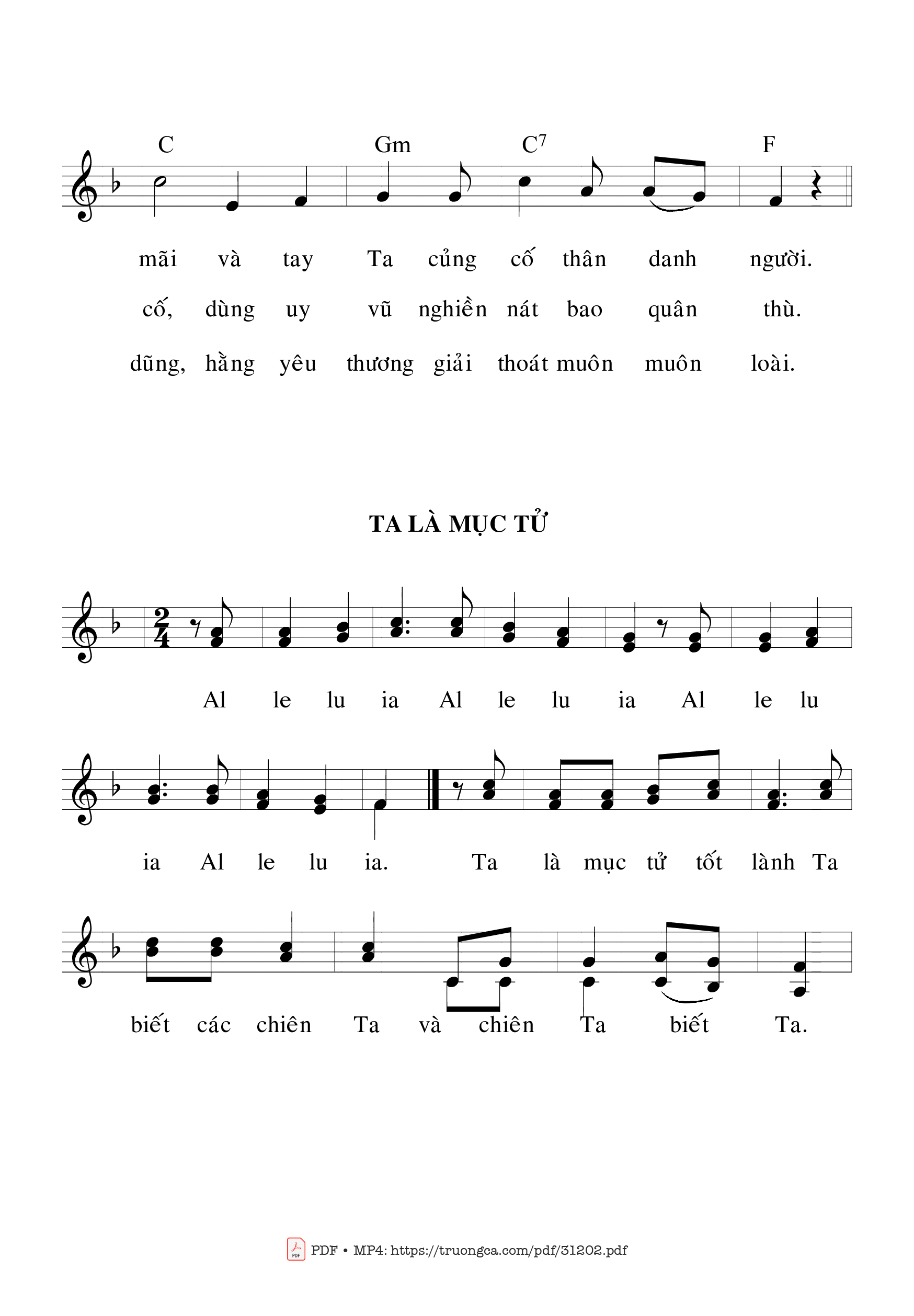 Page 2 of Sheet music PDF Thánh Vịnh 88, Lễ Truyền Dầu - Bạch Vân