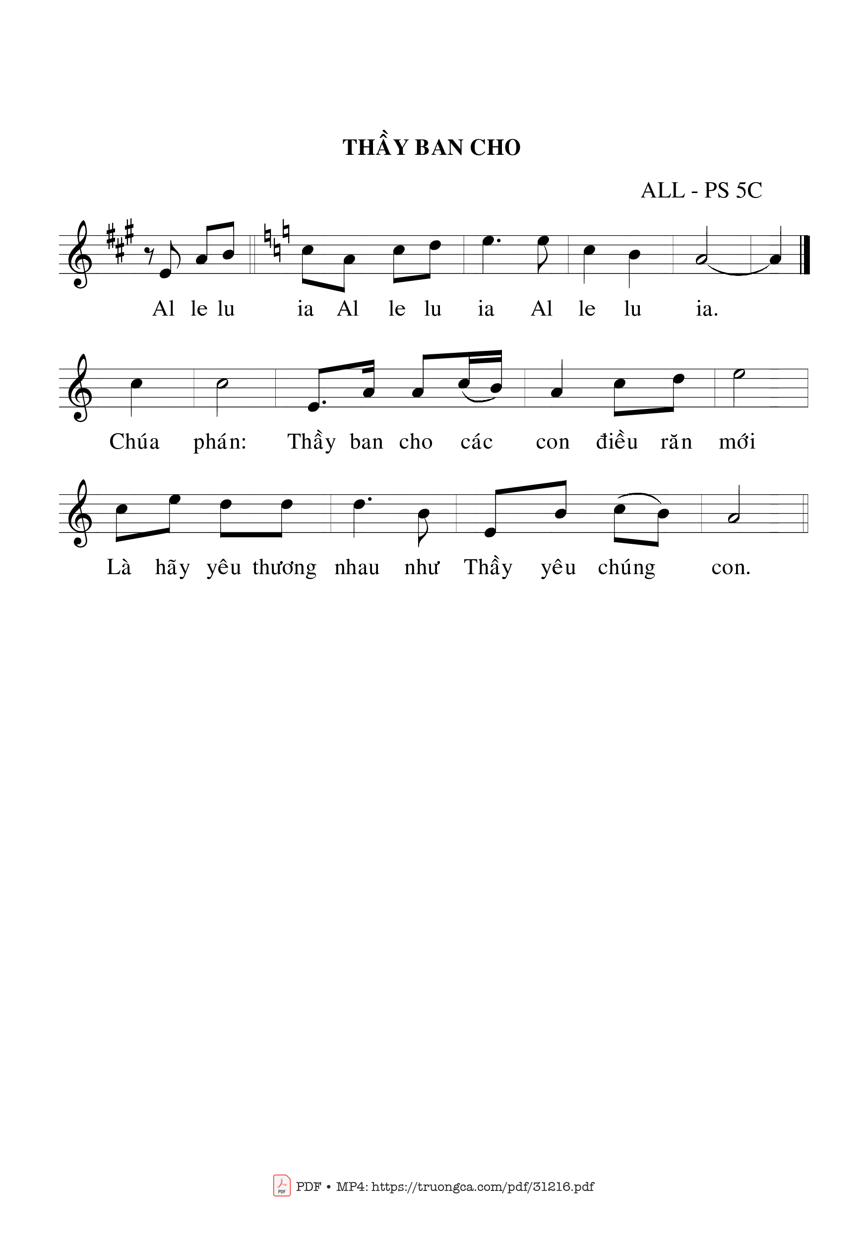 Page 2 of Sheet music PDF Thánh Vịnh 144, Chúa Nhật 5C Phục Sinh - Bạch Vân