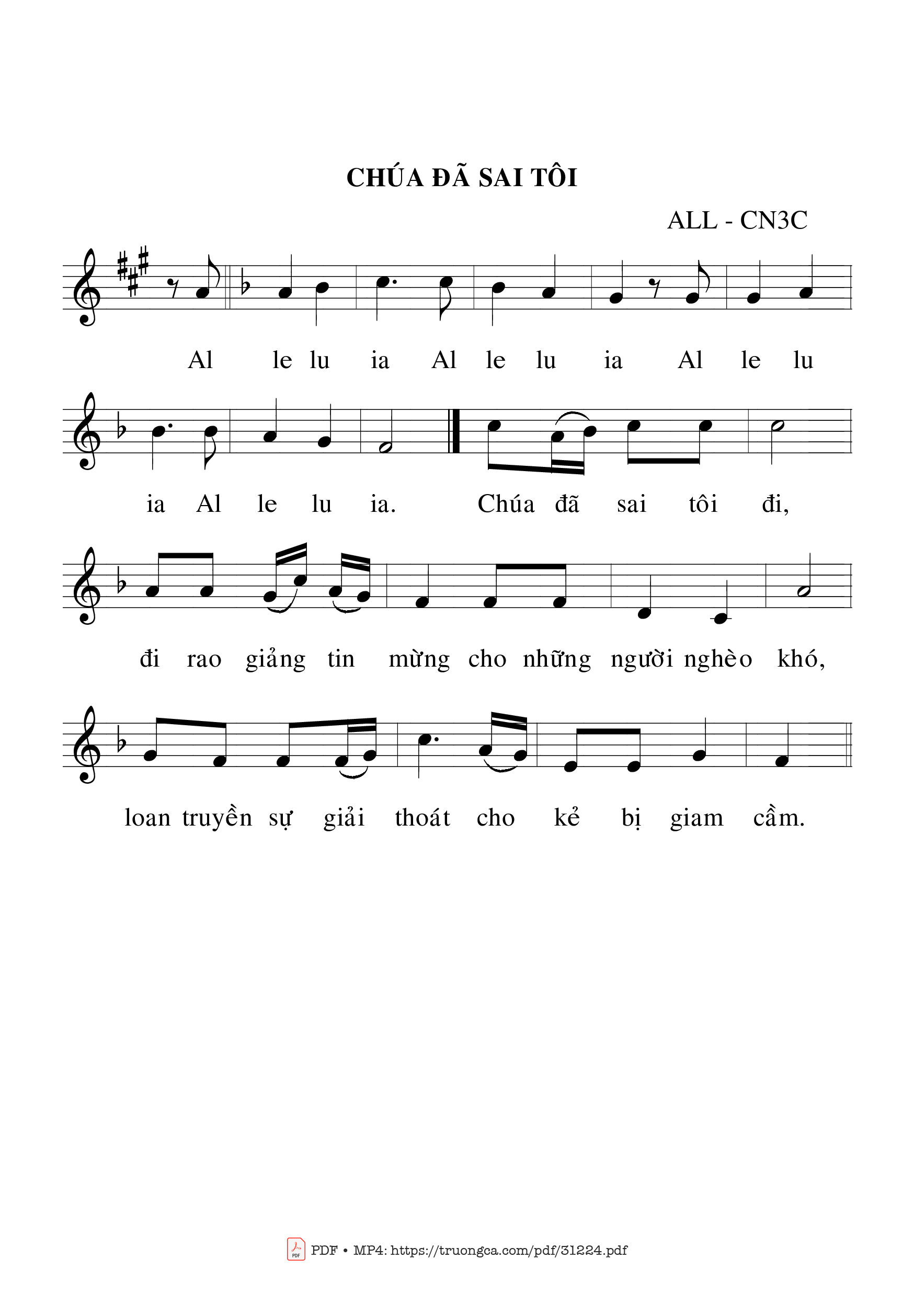 Page 2 of Sheet music PDF Thánh Vịnh 18, Chúa Nhật 3C Thường Niên - Bạch Vân