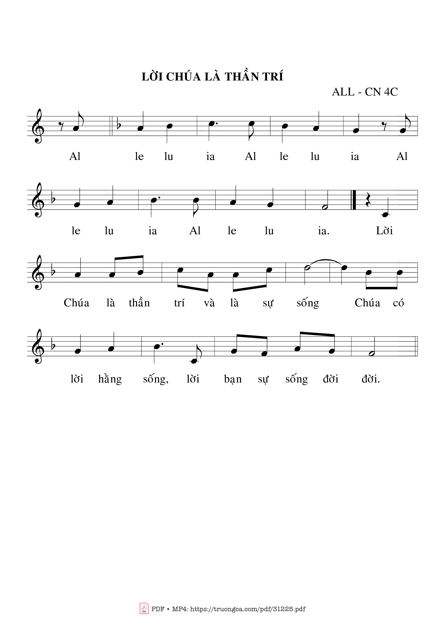 Page 2 of Sheet music PDF Thánh Vịnh 70, Chúa Nhật 4C Thường Niên - Bạch Vân