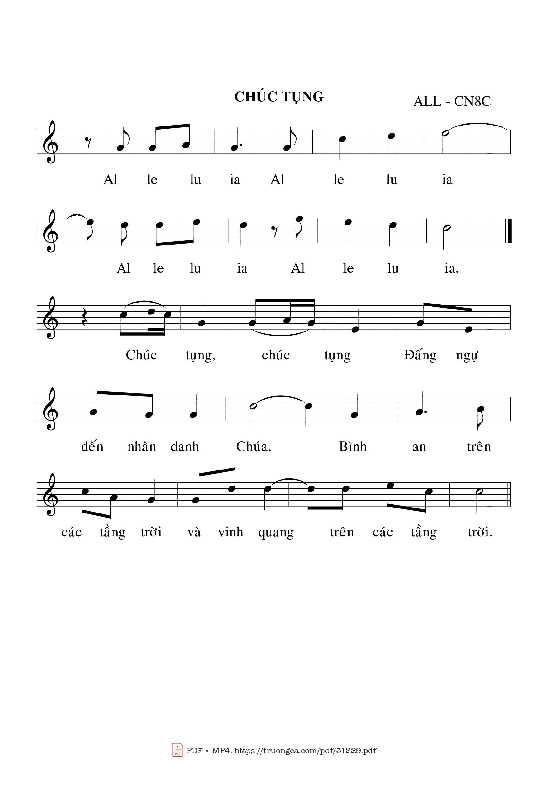 Page 2 of Sheet music PDF Thánh Vịnh 91, Chúa Nhật 8C Thường Niên - Bạch Vân