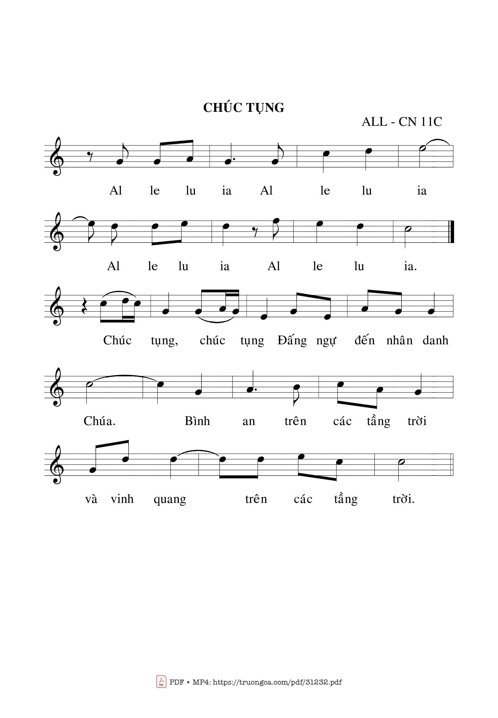 Page 2 of Sheet music PDF Thánh Vịnh 31, Chúa Nhật 11C Thường Niên - Bạch Vân