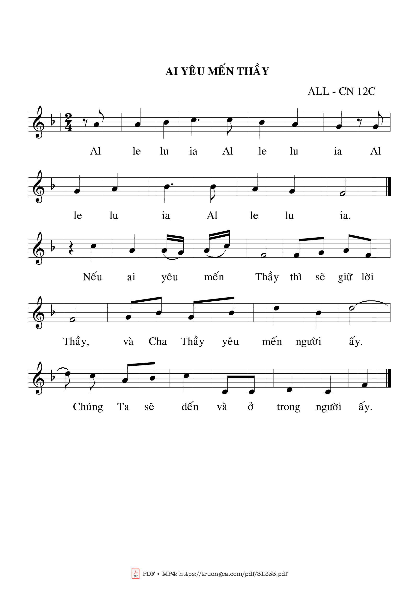 Page 2 of Sheet music PDF Thánh Vịnh 62, Chúa Nhật 12C Thường Niên - Bạch Vân