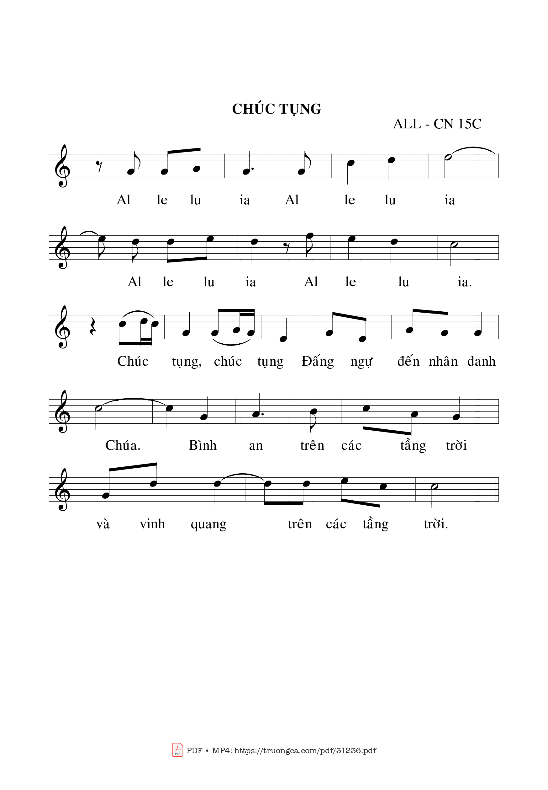 Page 2 of Sheet music PDF Thánh Vịnh 68, Chúa Nhật 15C Thường Niên - Bạch Vân