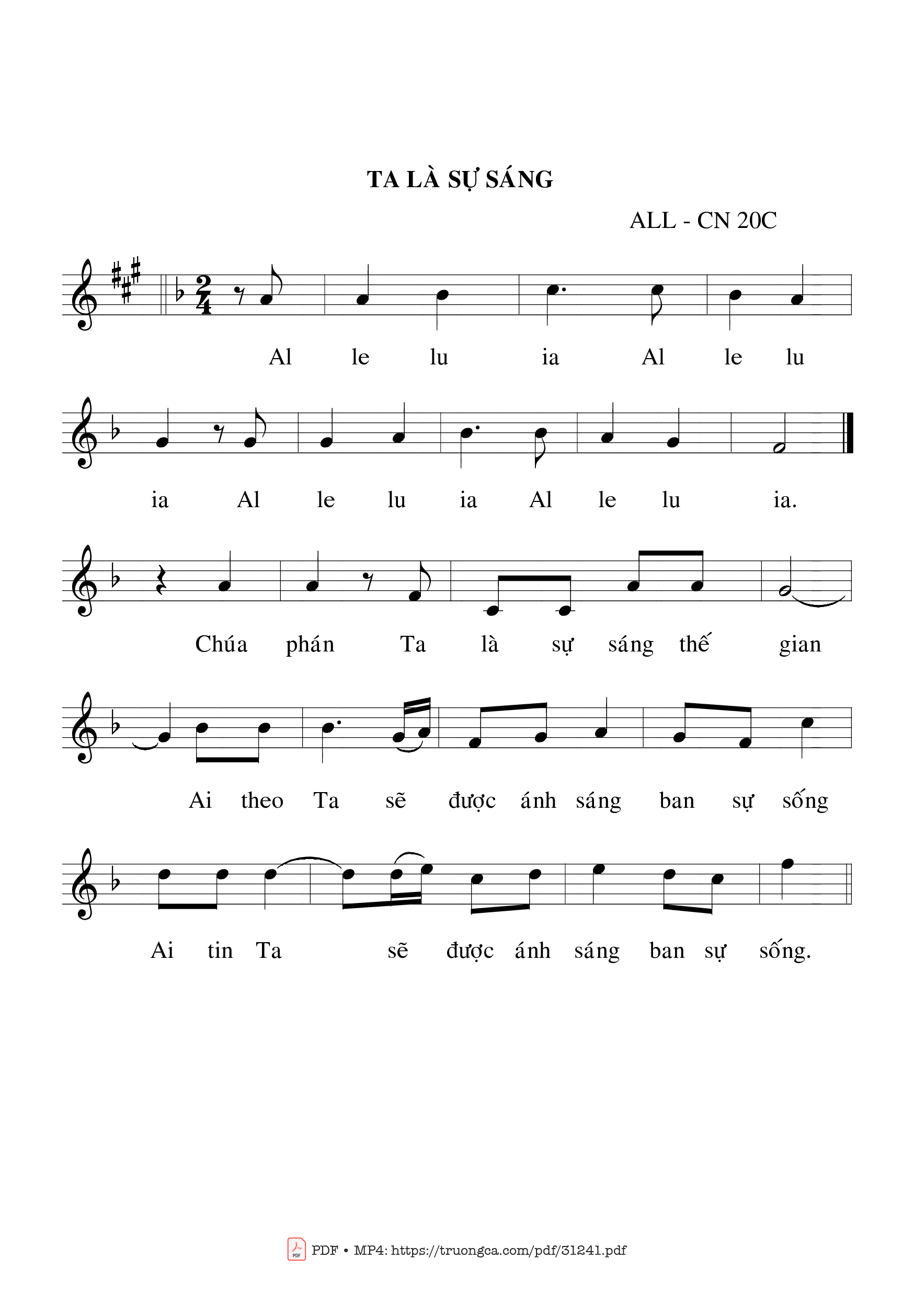 Page 2 of Sheet music PDF Thánh Vịnh 39, Chúa Nhật 20C Thường Niên - Bạch Vân