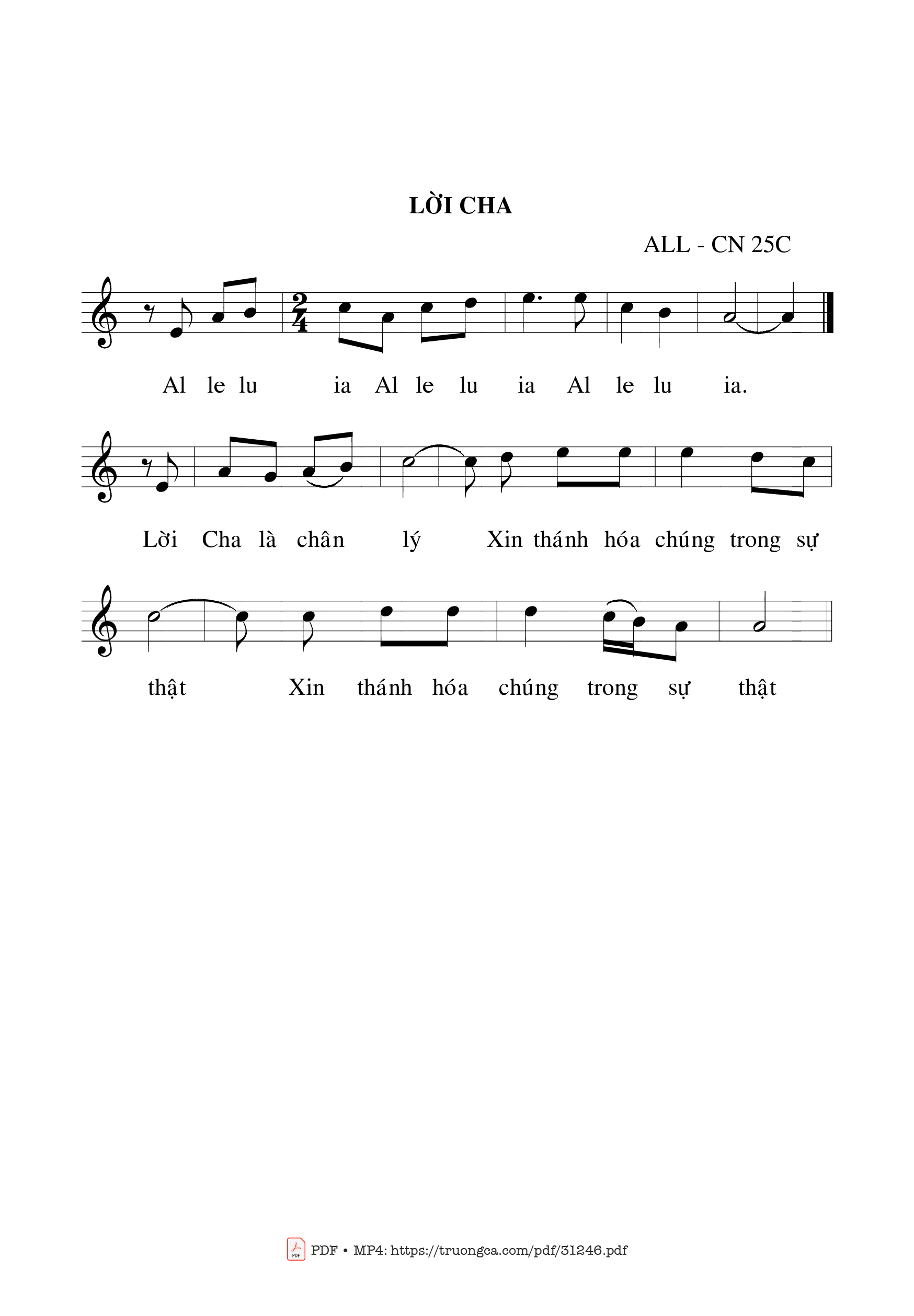 Page 2 of Sheet music PDF Thánh Vịnh 112, Chúa Nhật 25C Thường Niên - Bạch Vân