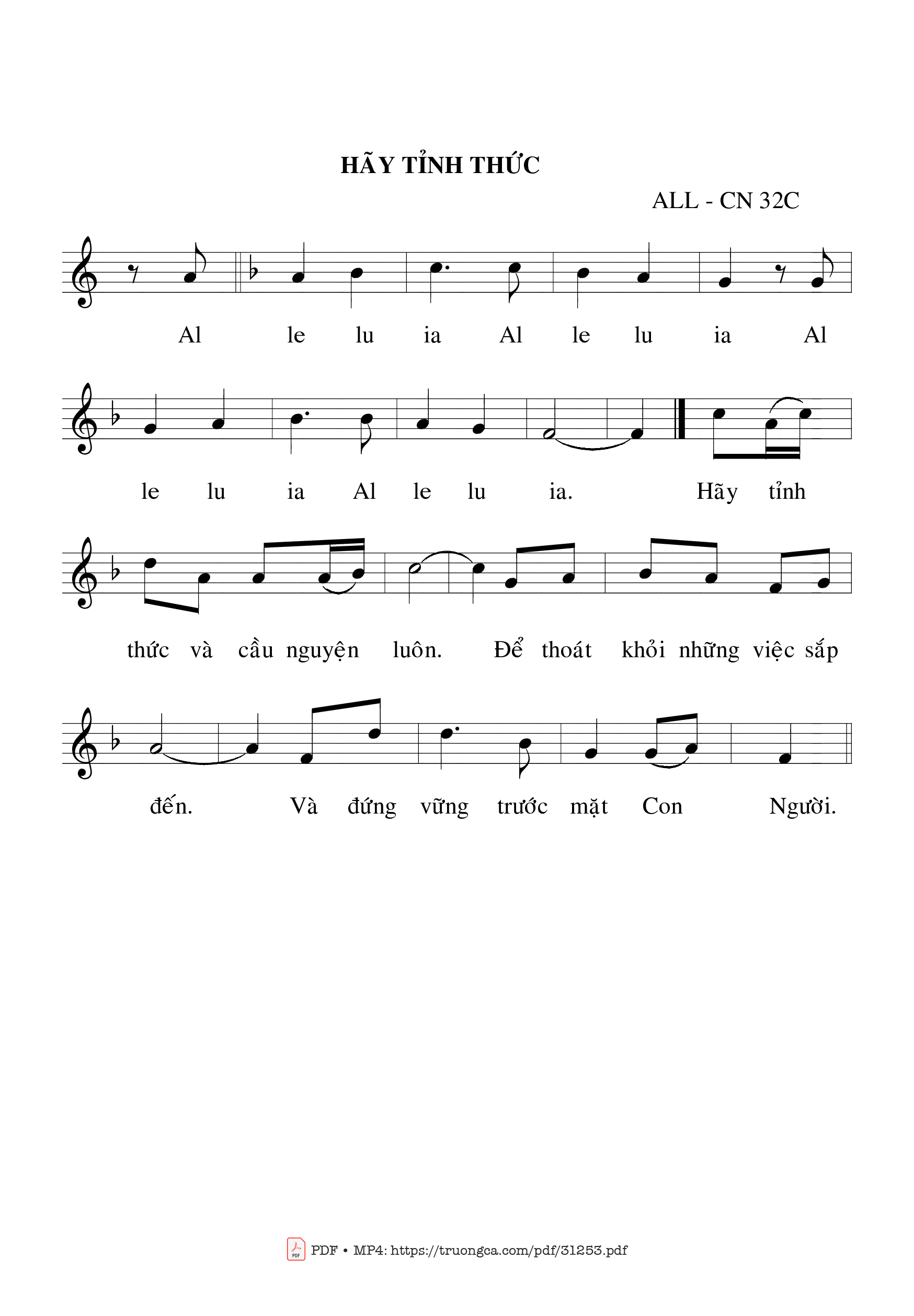 Page 2 of Sheet music PDF Thánh Vịnh 16, Chúa Nhật 32C Thường Niên - Bạch Vân