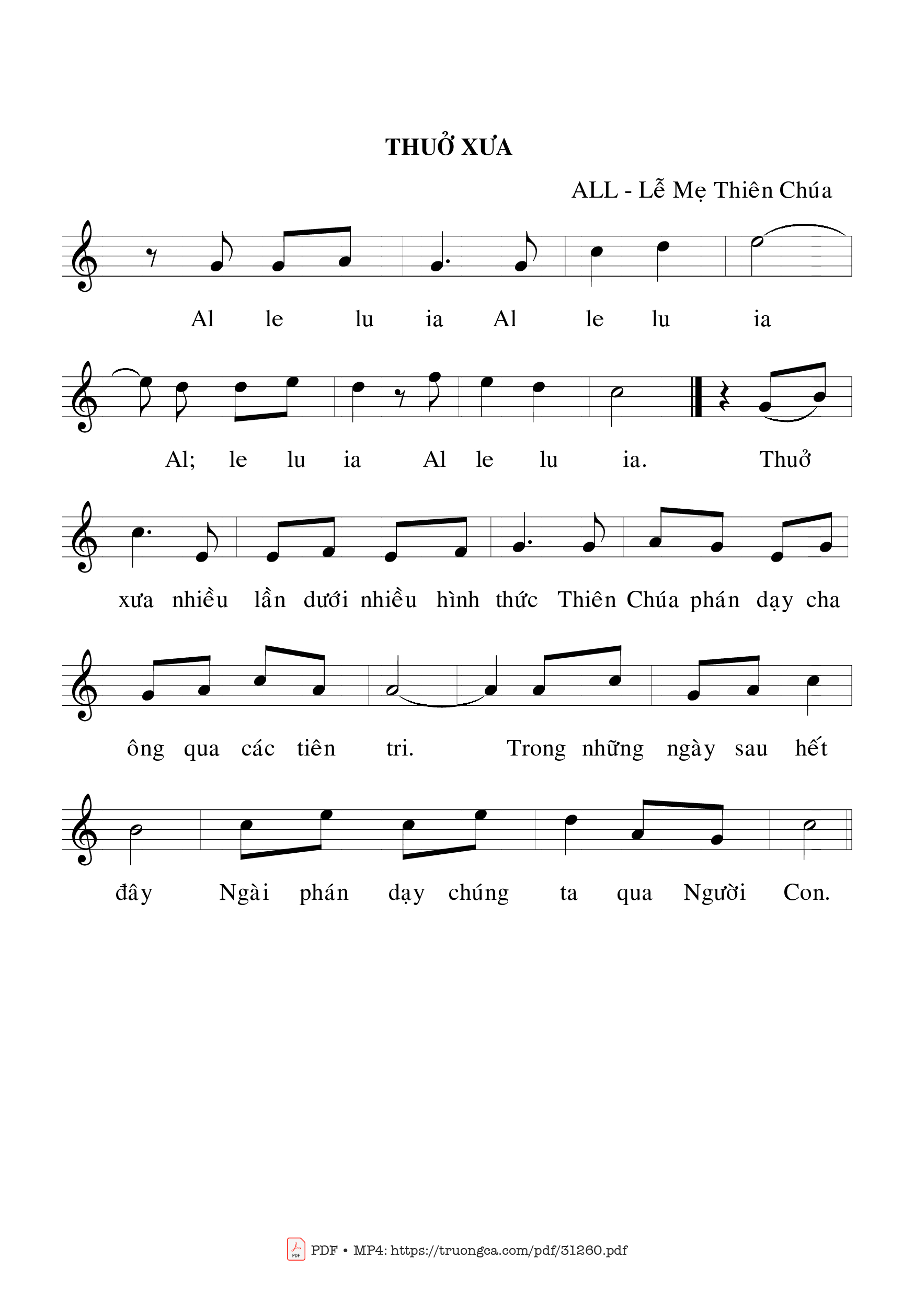 Page 2 of Sheet music PDF Thánh Vịnh 66, Lễ Đức Maria, Mẹ Thiên Chúa - Bạch Vân