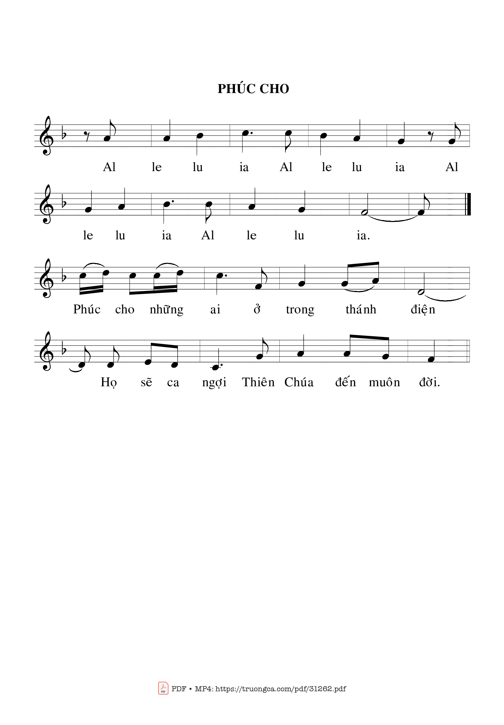 Page 2 of Sheet music PDF Thánh Vịnh 88, Lễ Thánh Giuse - Bạch Vân