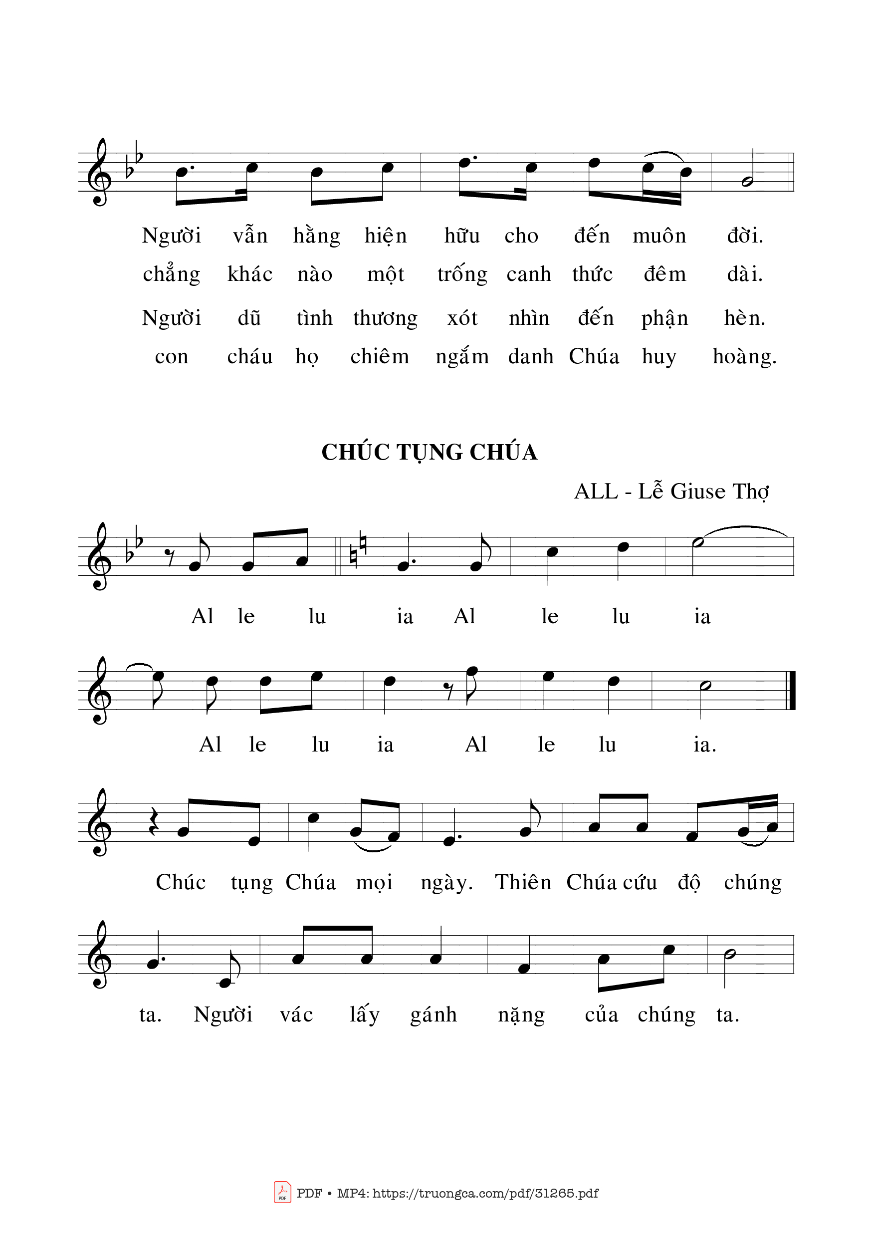Page 2 of Sheet music PDF Thánh Vịnh 89, Lễ Thánh Giuse Thợ - Bạch Vân
