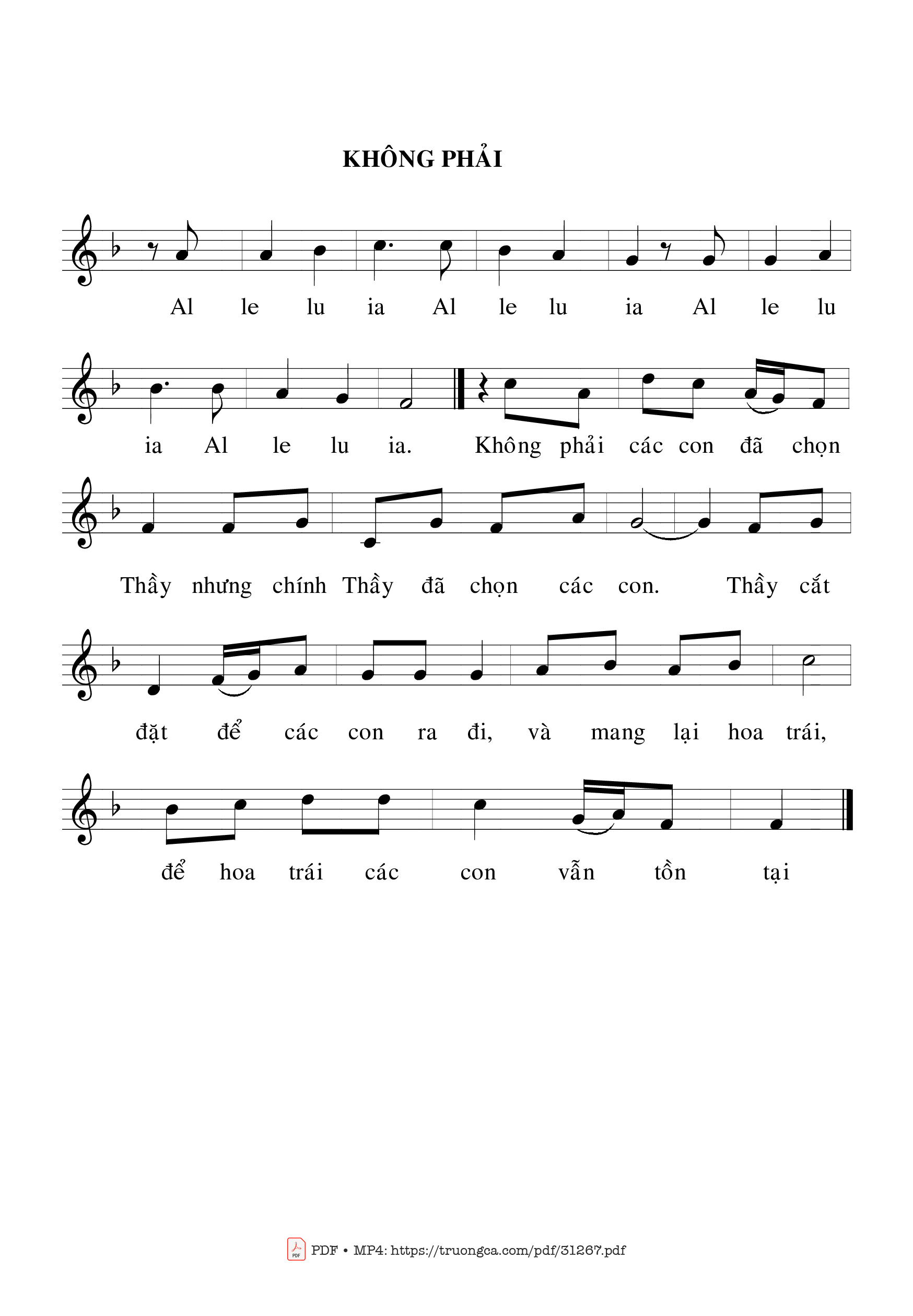 Page 2 of Sheet music PDF Thánh Vịnh 112, Lễ Thánh Mathia Tông Đồ - Bạch Vân