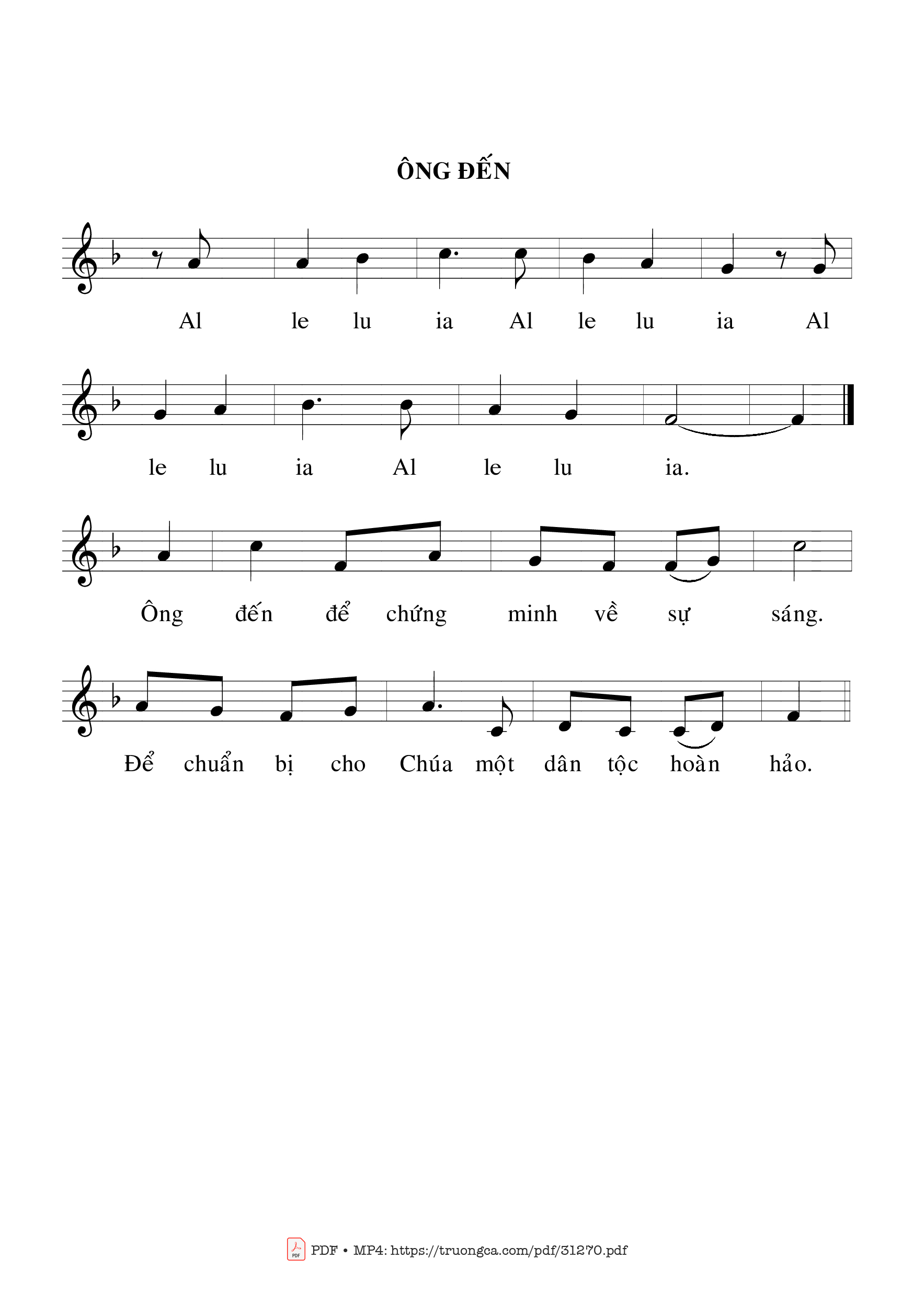 Page 2 of Sheet music PDF Thánh Vịnh 70, Lễ Vọng Sinh Nhật Thánh Gioan Tẩy Giả - Bạch Vân