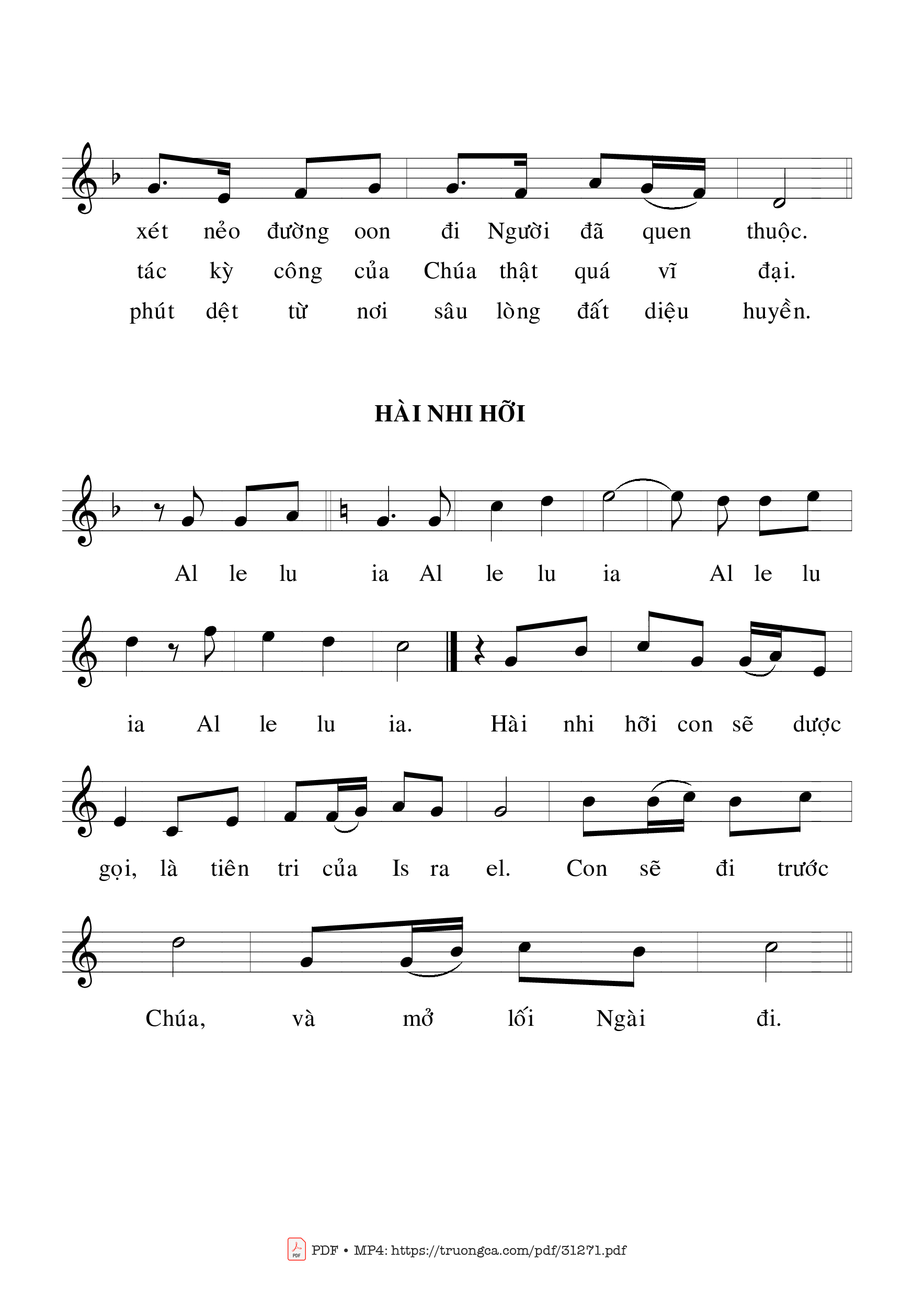 Page 2 of Sheet music PDF Thánh Vịnh 138, Lễ Sinh Nhật Thánh Gioan Tẩy Giả - Bạch Vân